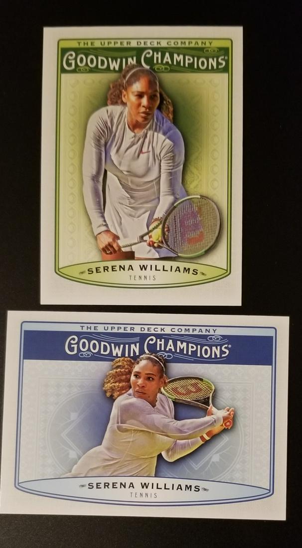 2019 Upper Deck Goodwin Champions Serena Williams Lot (1 of 1)