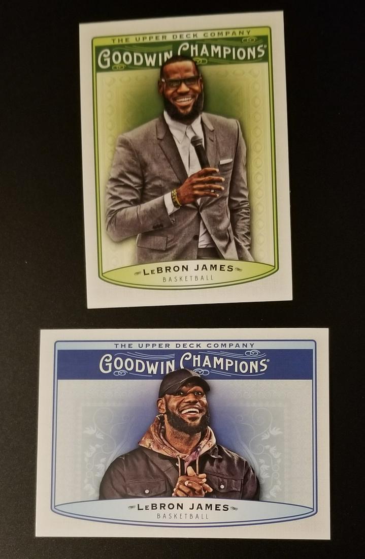 2019 Upper Deck Goodwin Champions Lebron James Lot (1 of 1)