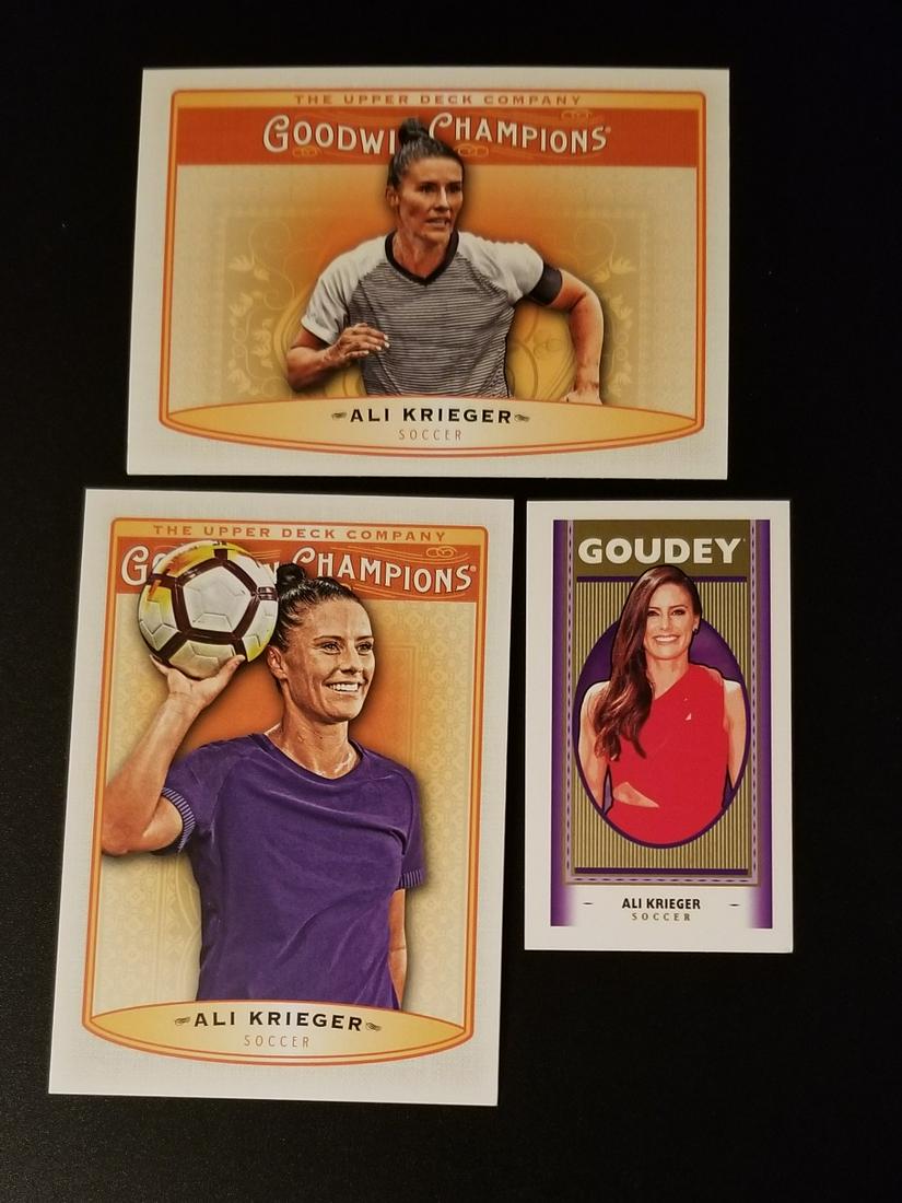 2019 Upper Deck Goodwin Champions Ali Krieger Lot (1 of 1)