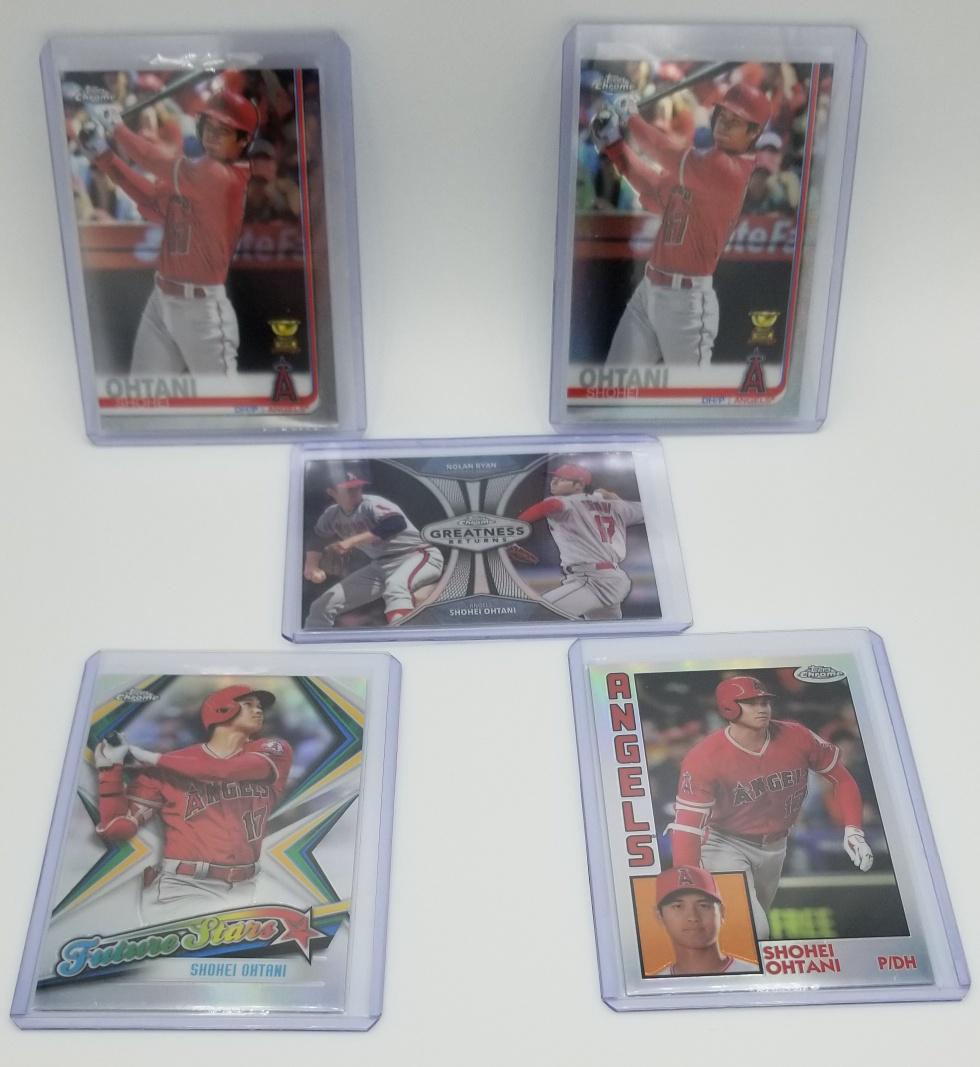 2019 Topps Chrome Shohei Ohtani Lot (1 of 1)