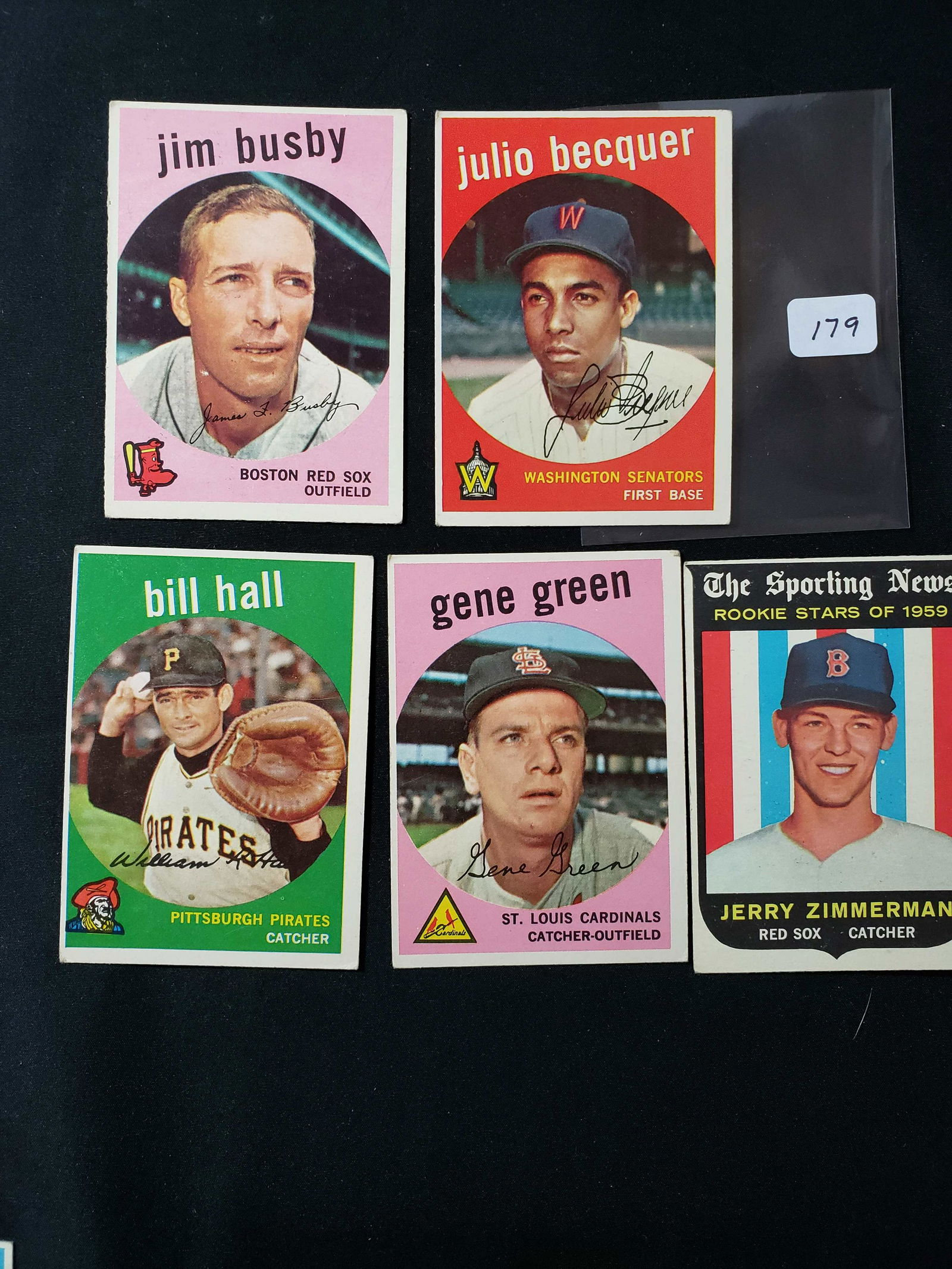 VINTAGE 1959 TOPPS BASEBALL CARDS LOT (1 of 1)