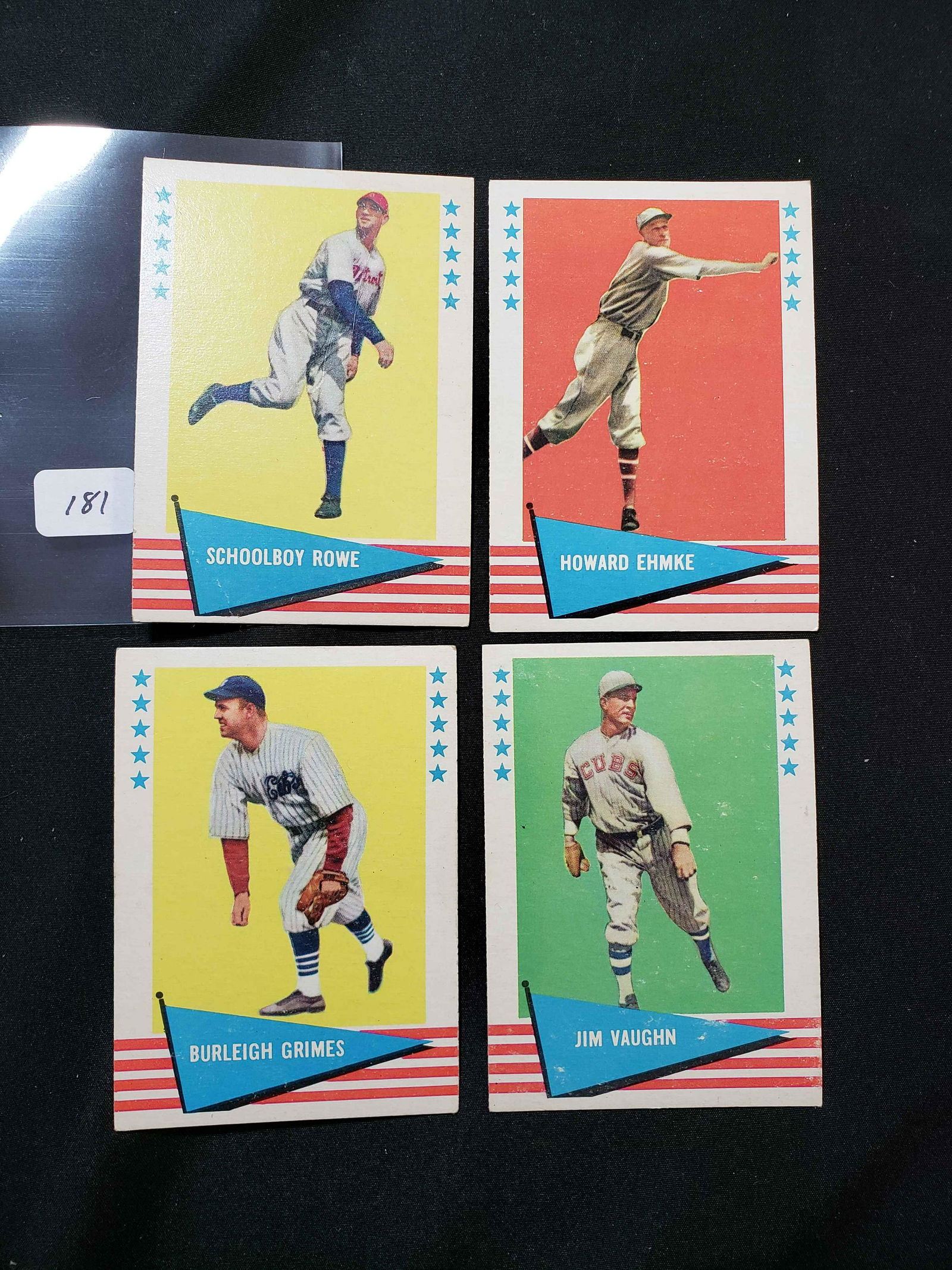VINTAGE 1961 FLEER BASEBALL CARDS LOT (1 of 1)