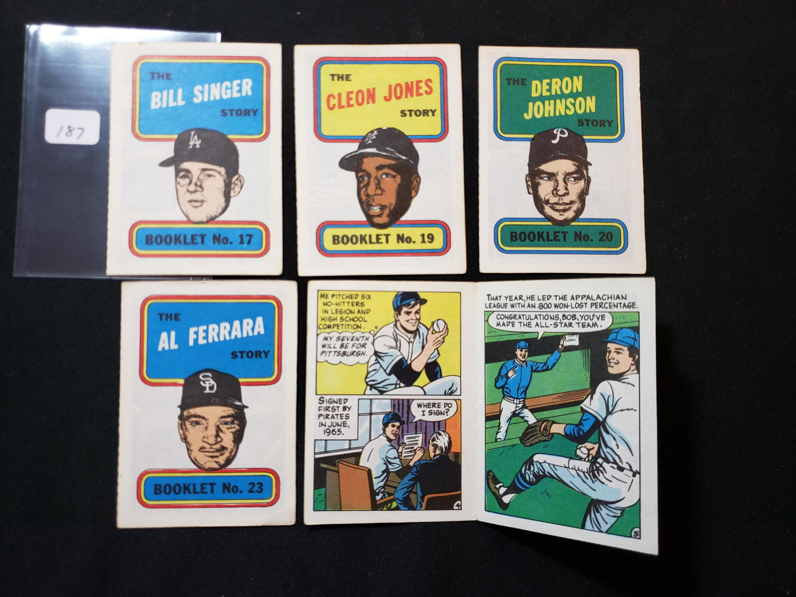 1970 TOPPS BASEBALL BOOKLET INSERT LOT (1 of 1)