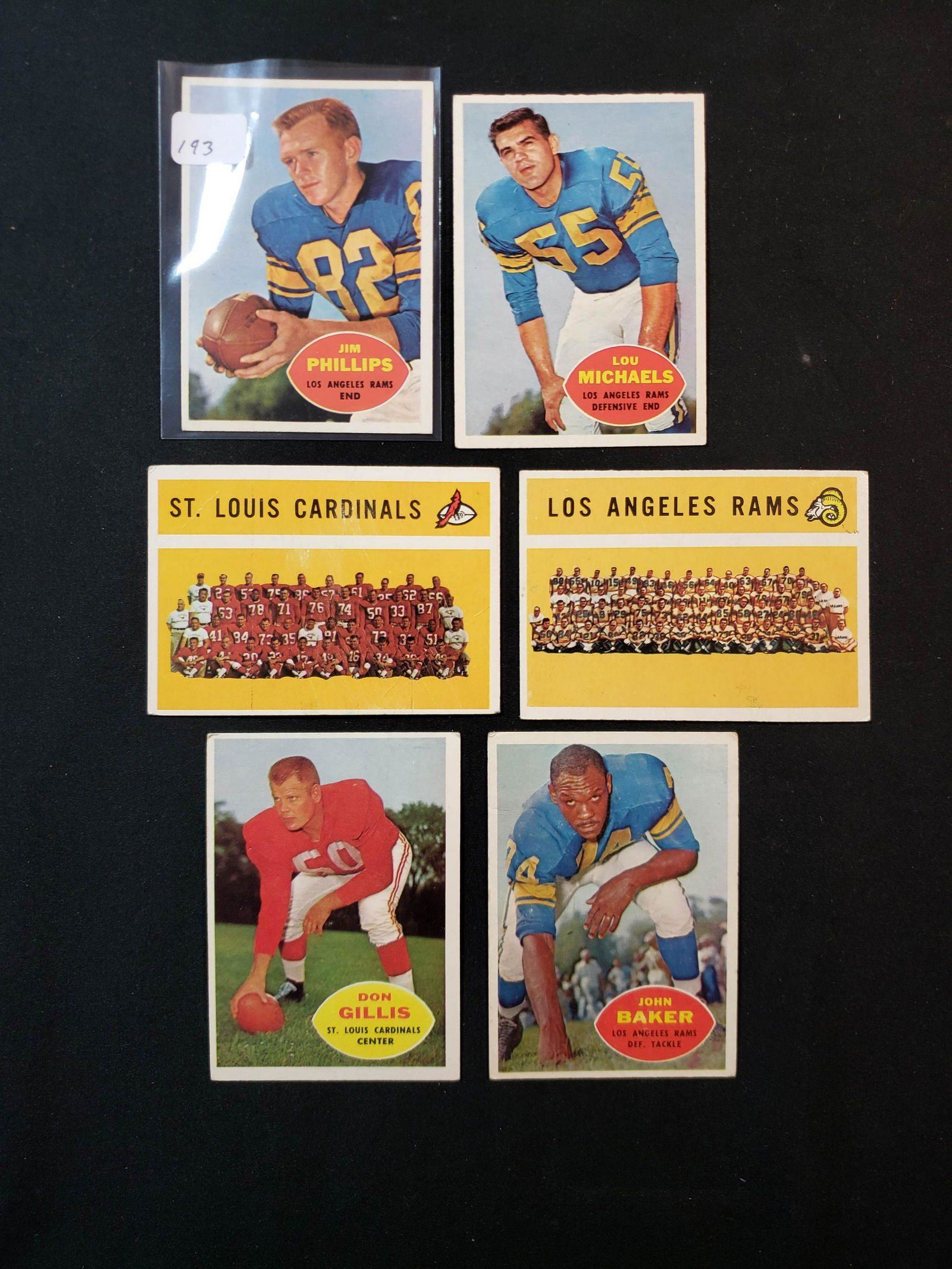 VINTAGE 1960 TOPPS FOOTBALL CARDS LOT (1 of 1)