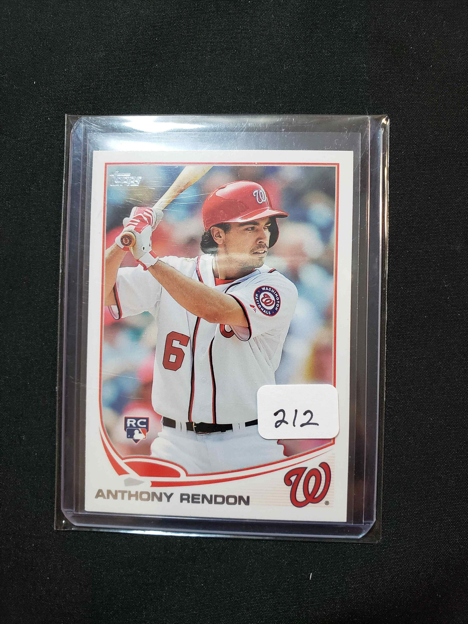 WASH. NATS ANTHONY RENDON ROOKIE CARD (1 of 1)