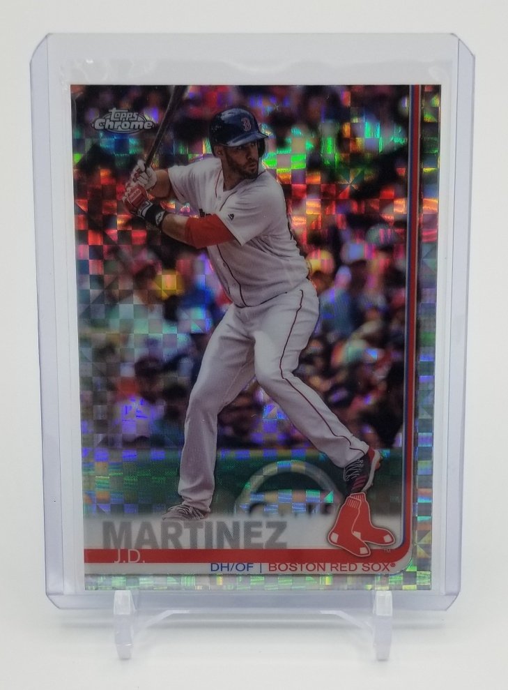 2019 Topps Chrome J.D. Martinez Xfractor (1 of 2)
