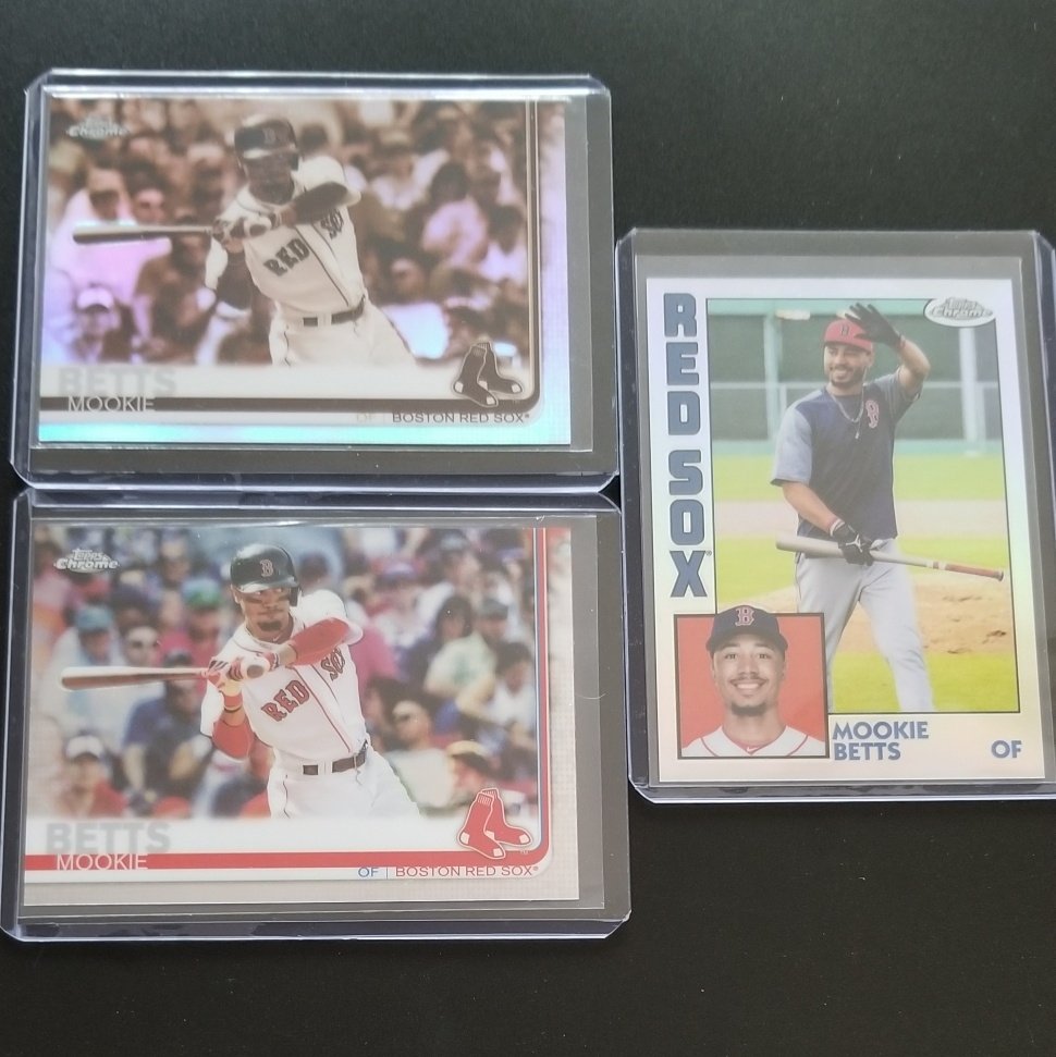 2019 Topps Chrome Mookie Betts Lot (1 of 1)