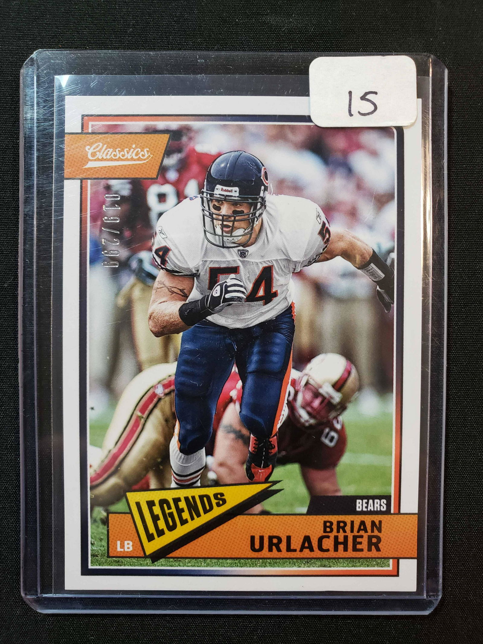 PANINI CLASSICS FOOTBALL LEGENDS INSERT CARD (1 of 1)