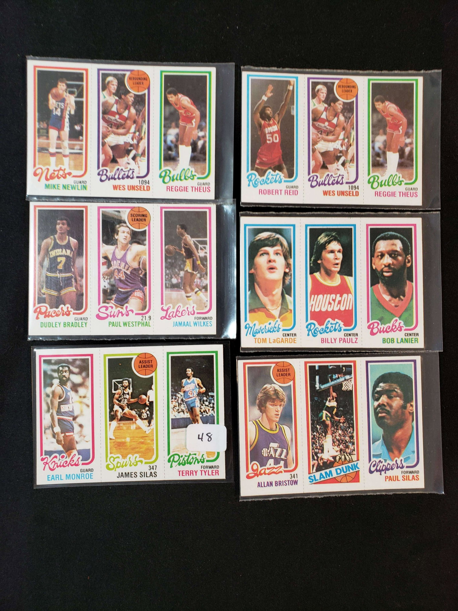 HIGHER GRADE 1980 TOPPS  NBA BASKETBALL CARDS (1 of 1)