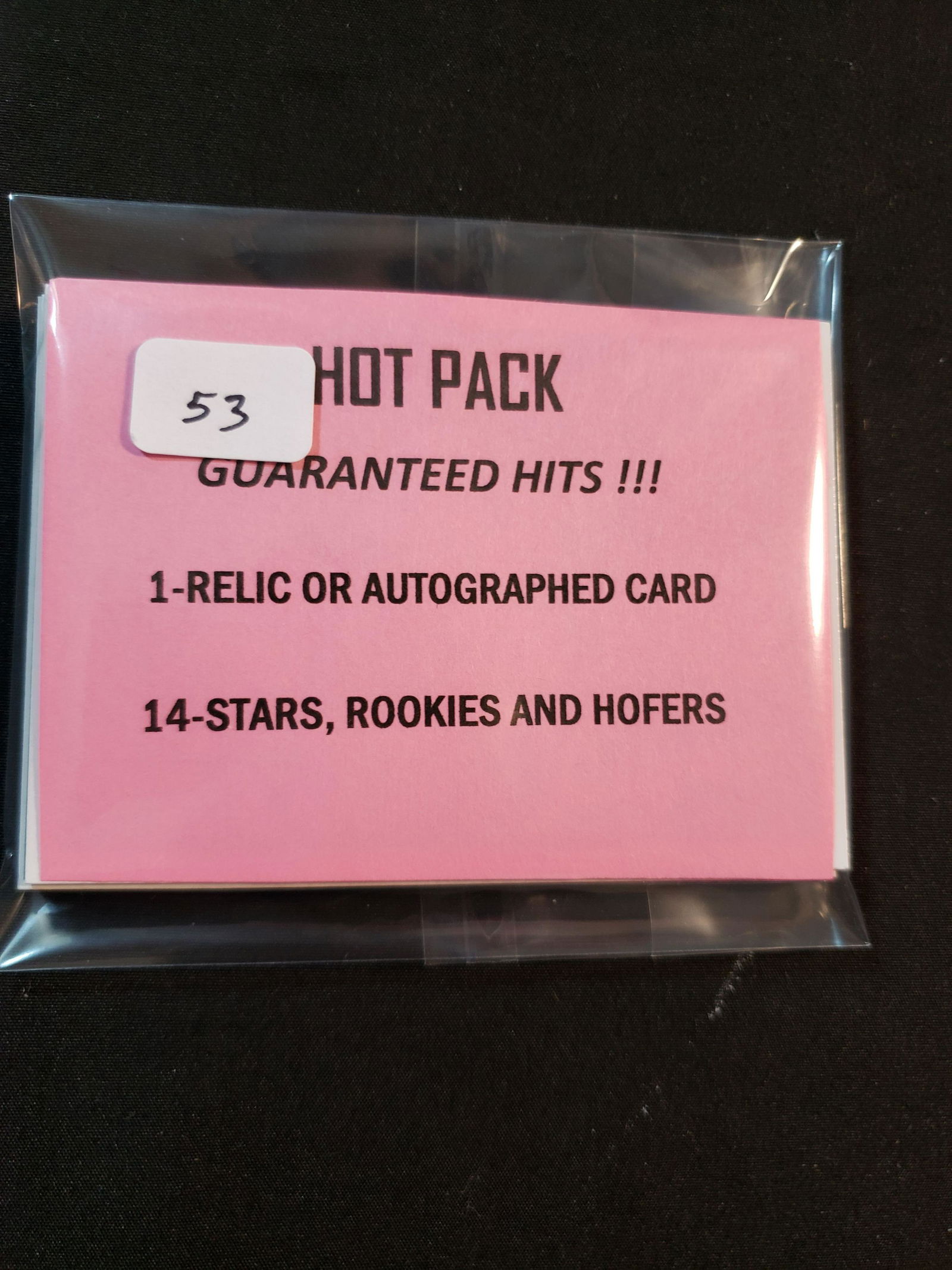 HOT PACK WITH 1 HIT PER PACK ON AVERAGE (1 of 1)
