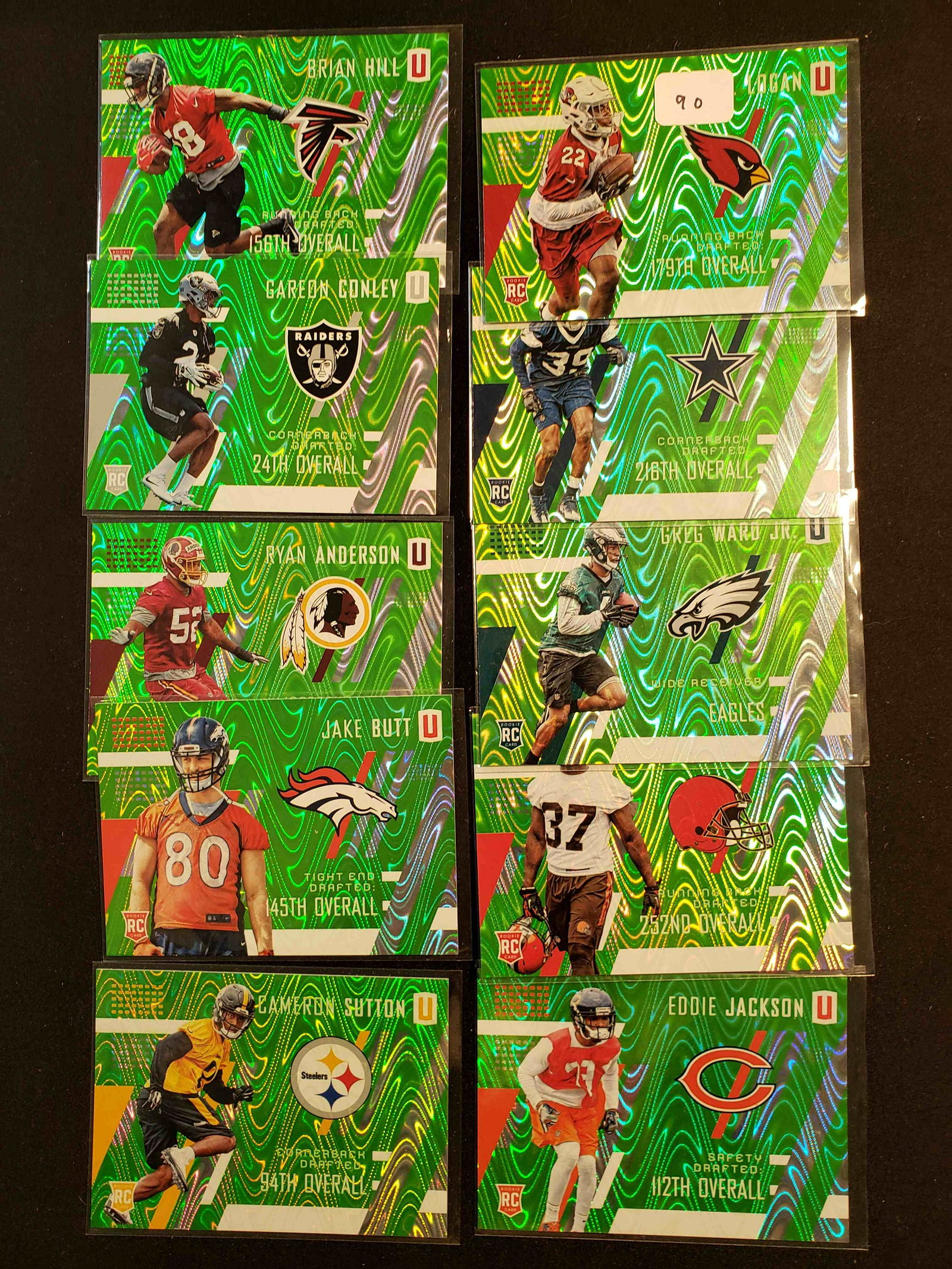 NFL FOOTBALL 2018 ROOKIE CARD COLLECTION (1 of 1)