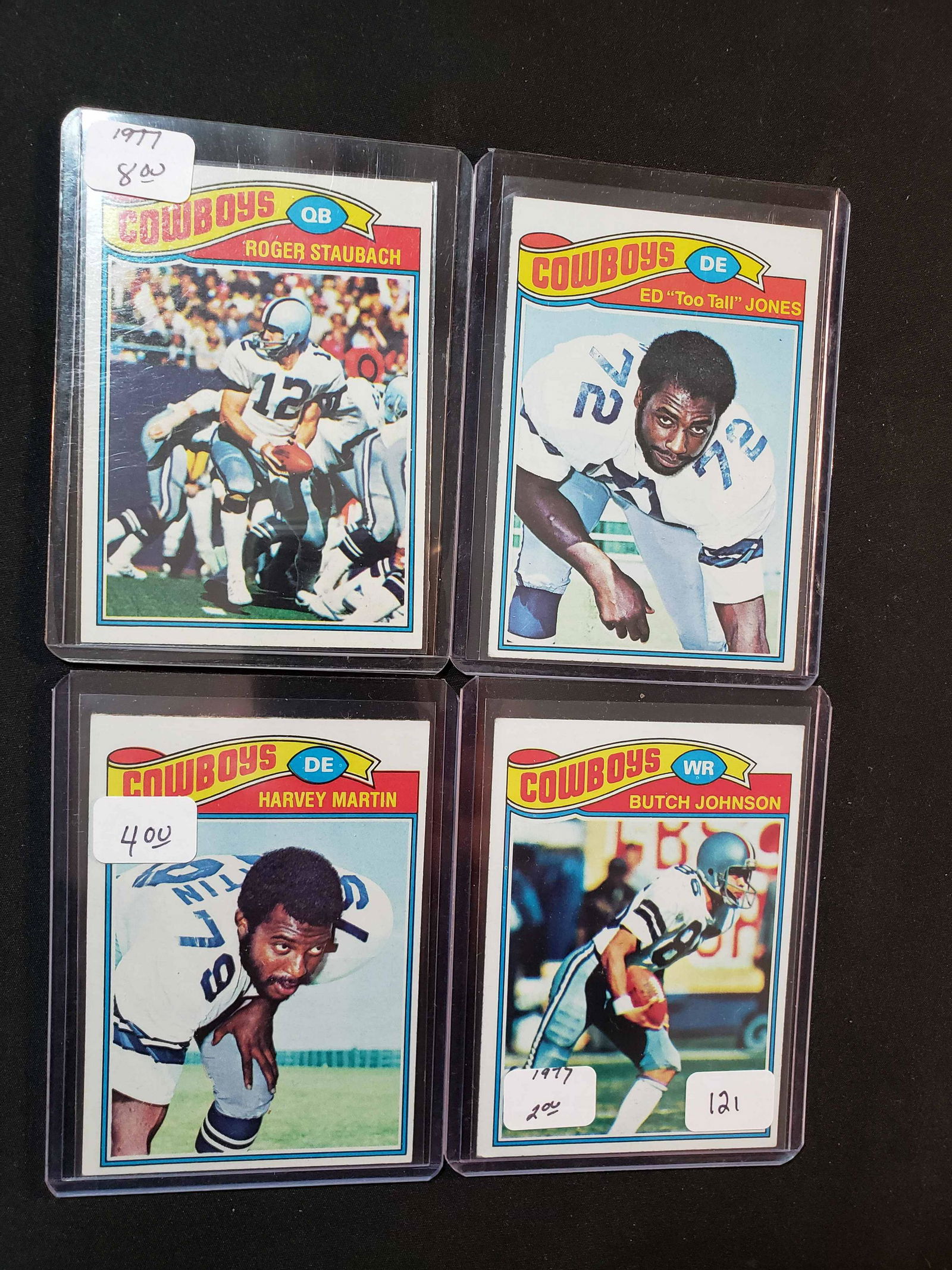 1977 TOPPS FOOTBALL BETTER GRADE DALLAS COWBOYS LOT (1 of 1)