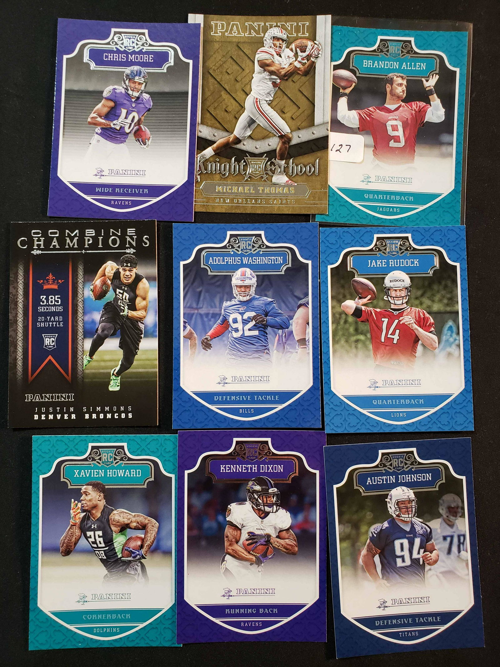 2018 PANINI DONRUSS FOOTBALL ROOKIE CARDS (1 of 1)