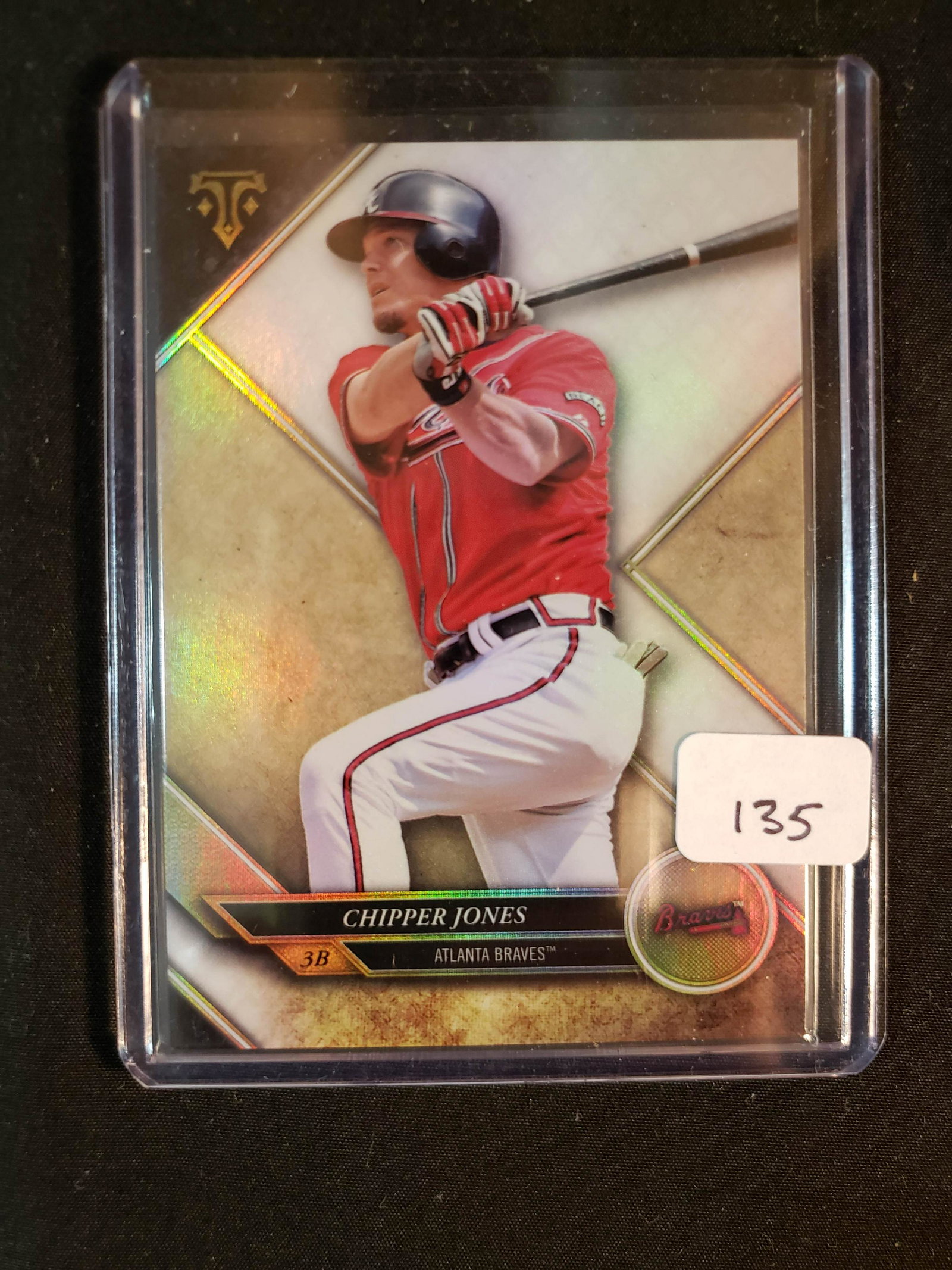 TOPPS TRIPLE THREADS CHIPPER JONES ATLANTA BRAVES (1 of 1)