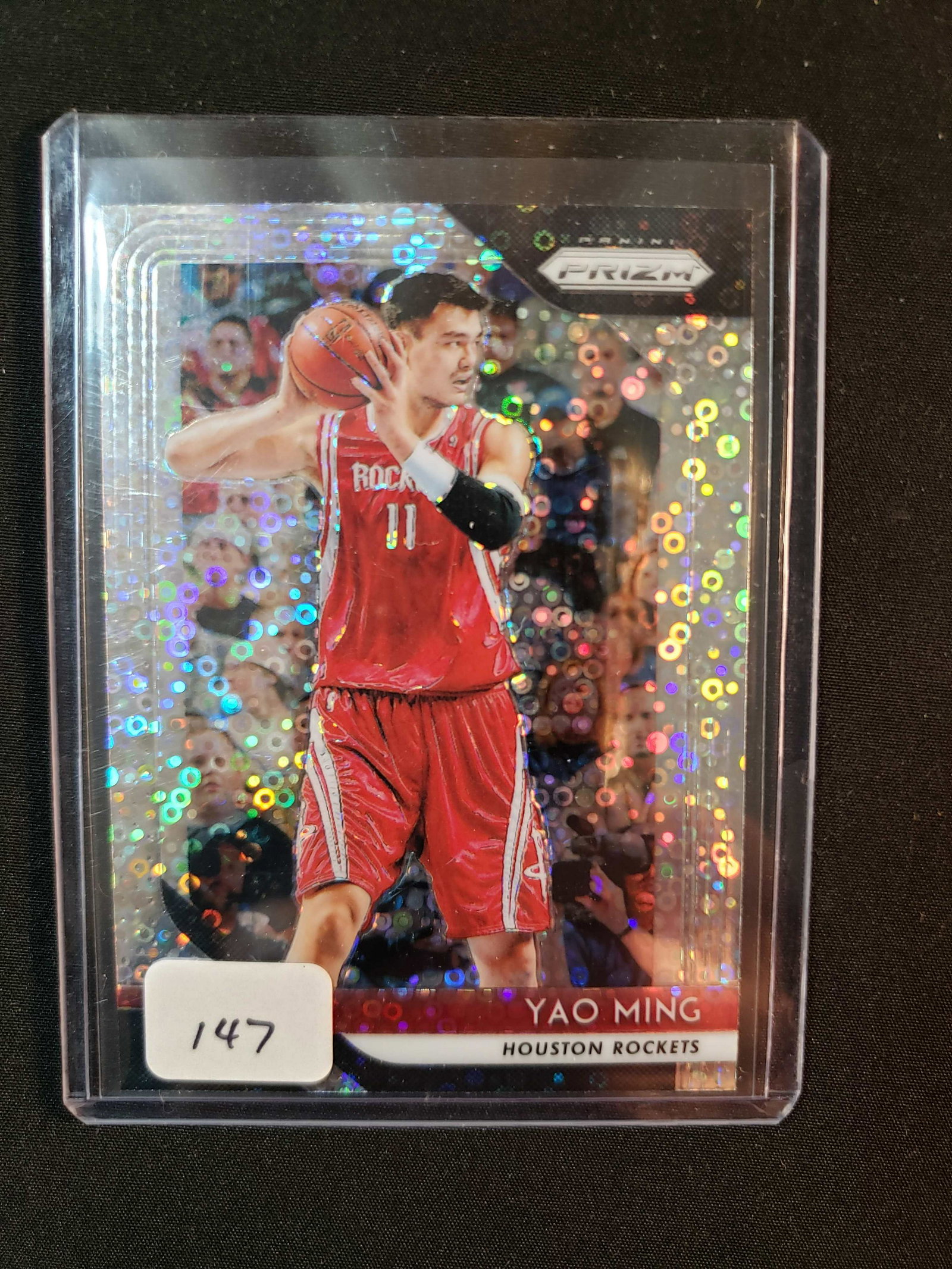 2018-'19 PANINI PRIZM BASKETBALL DISCO PRIZM: YAO MING HOUSTON ROCKETS PRIZM PARALLEL