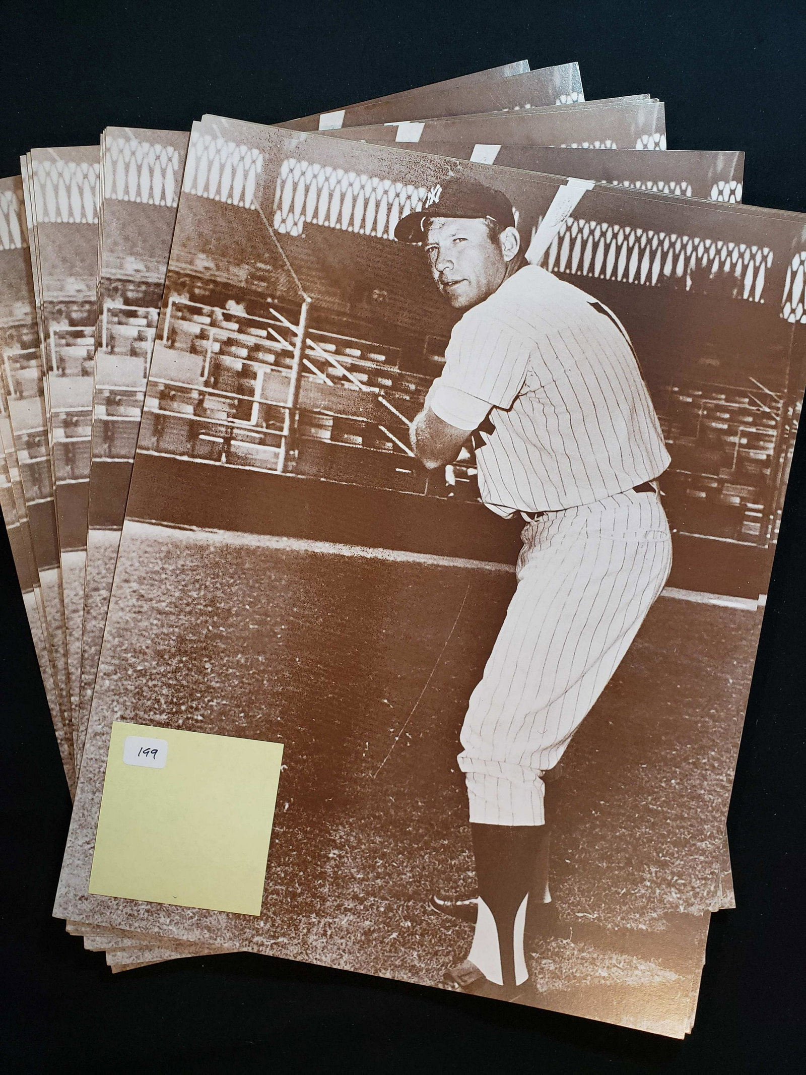 MICKEY MANTLE NEW YORK YANKEES POSTER CARD (1 of 1)