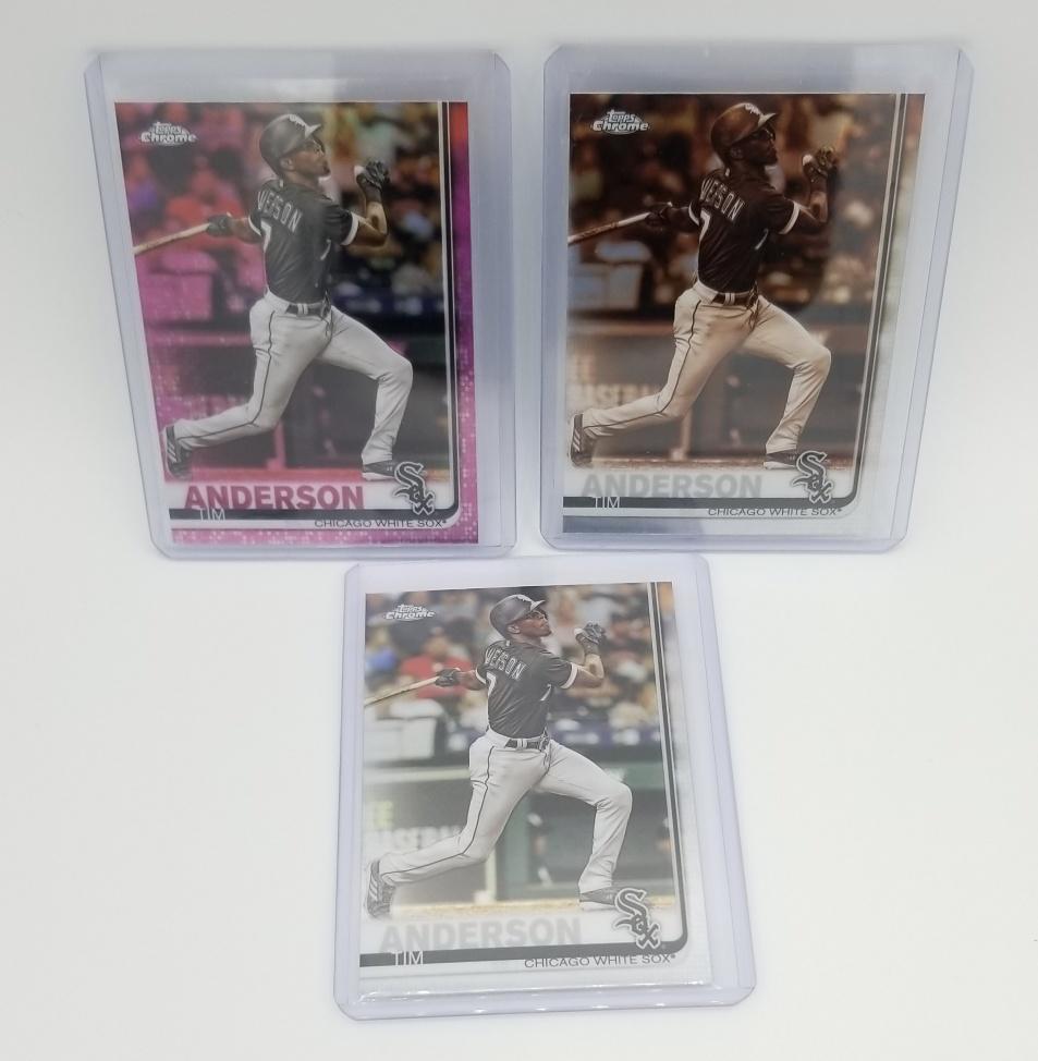 2019 Topps Chrome Tim Anderson Lot (1 of 2)