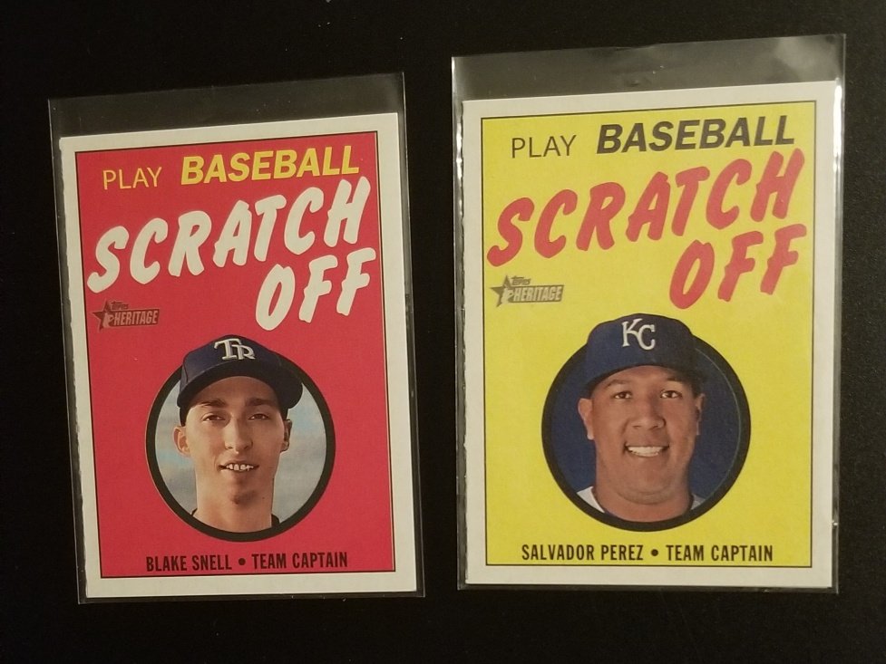 2019 Topps Heritage High Number Scratch Off Lot (1 of 2)