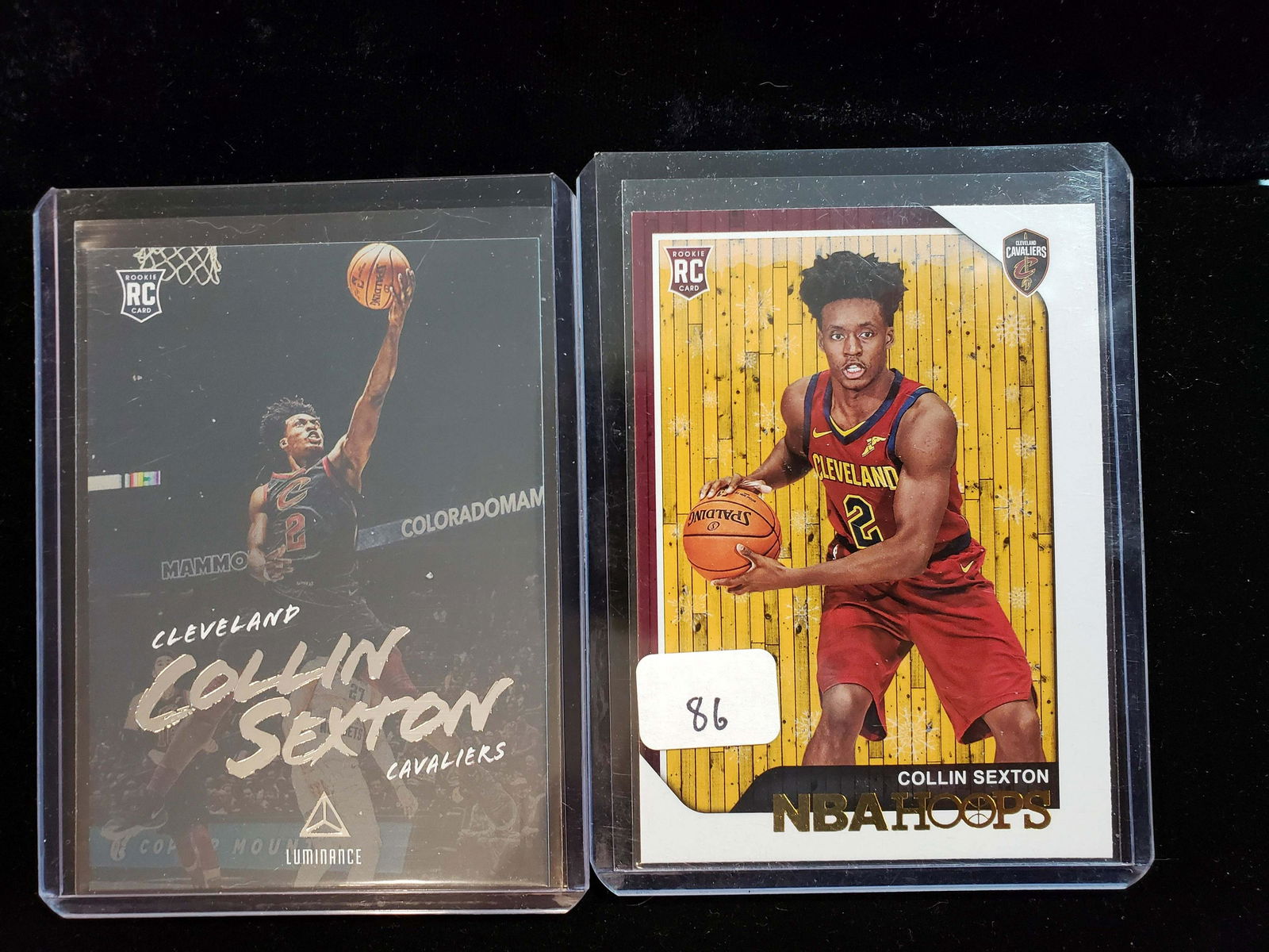 COLLIN SEXTON CLEVELAND CAVALIERS ROOKIE CARDS (1 of 1)