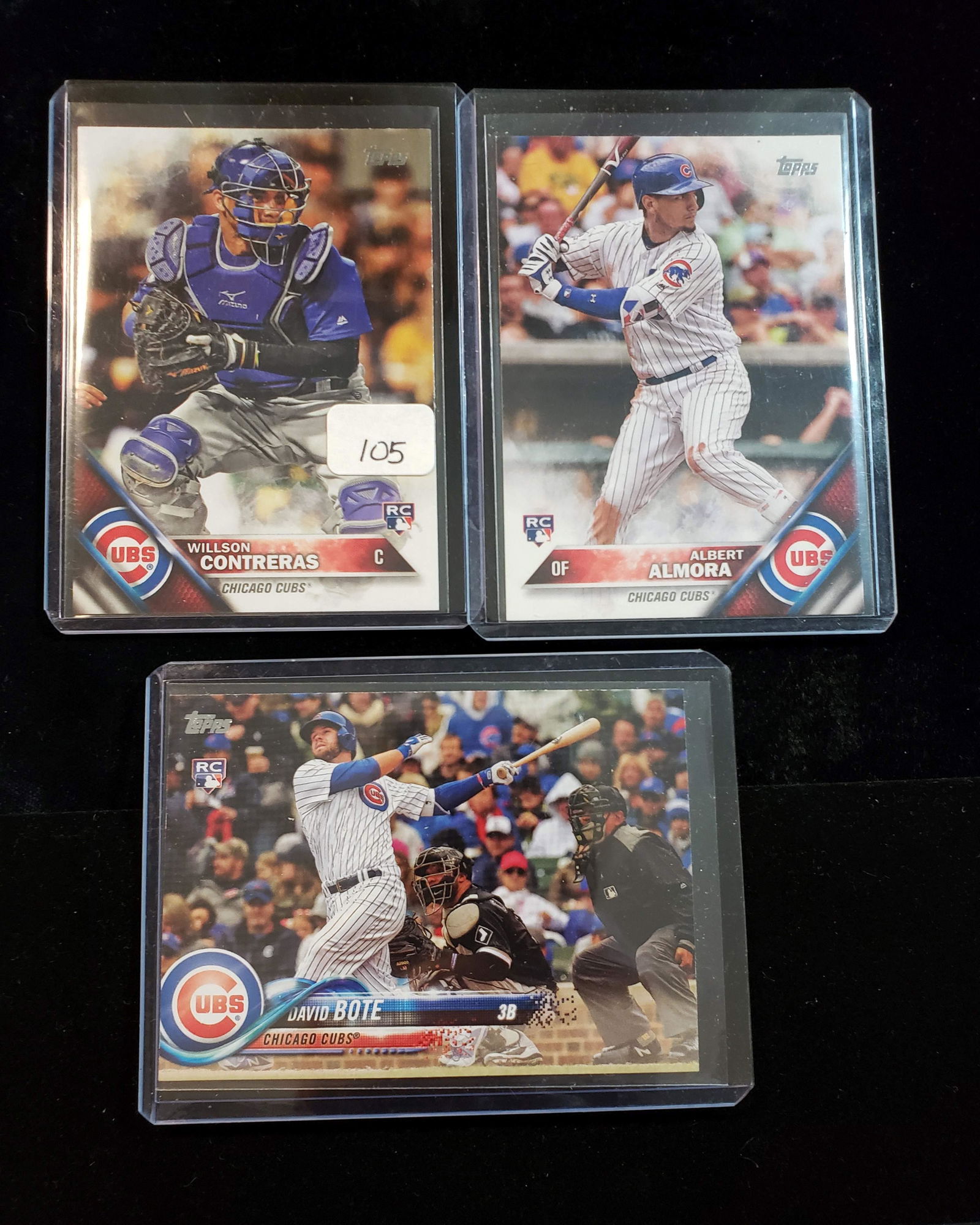 CHICAGO CUBS TOPPS ROOKIE CARDS (1 of 1)