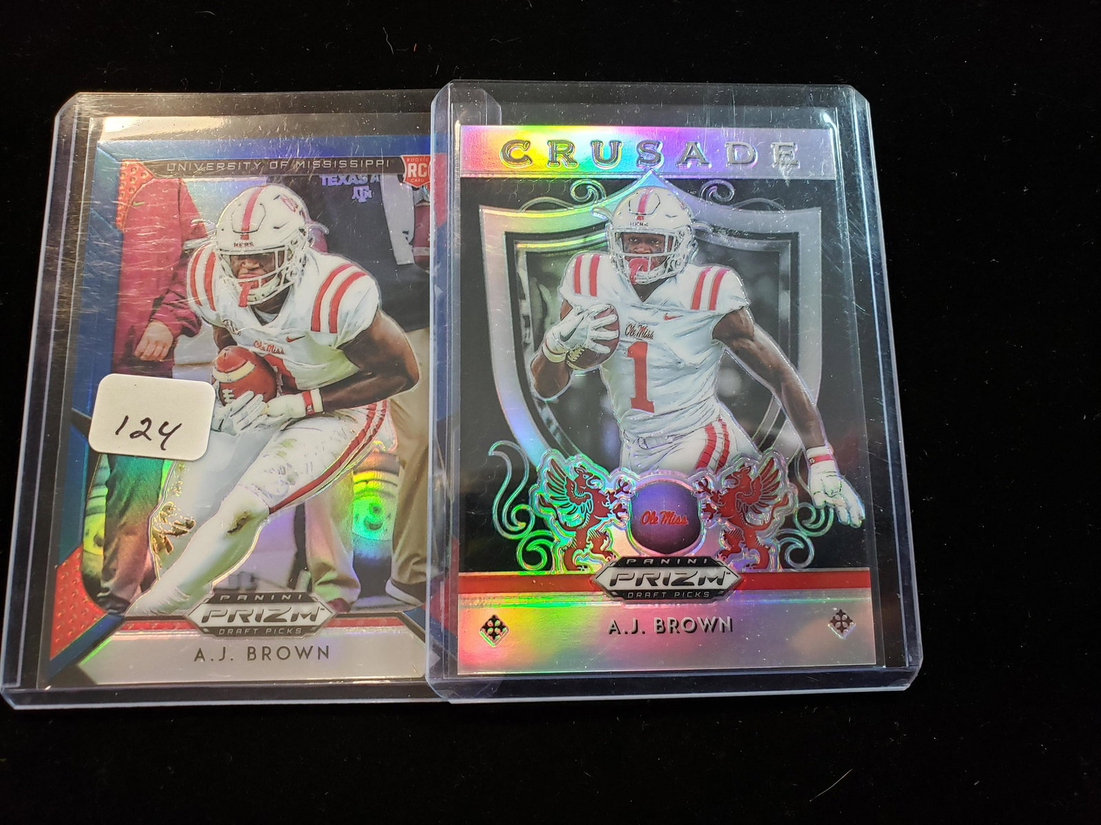 PRIZM COLLEGE FOOTBALL DRAFT ROOKIE SILVER PRIZMS (1 of 1)