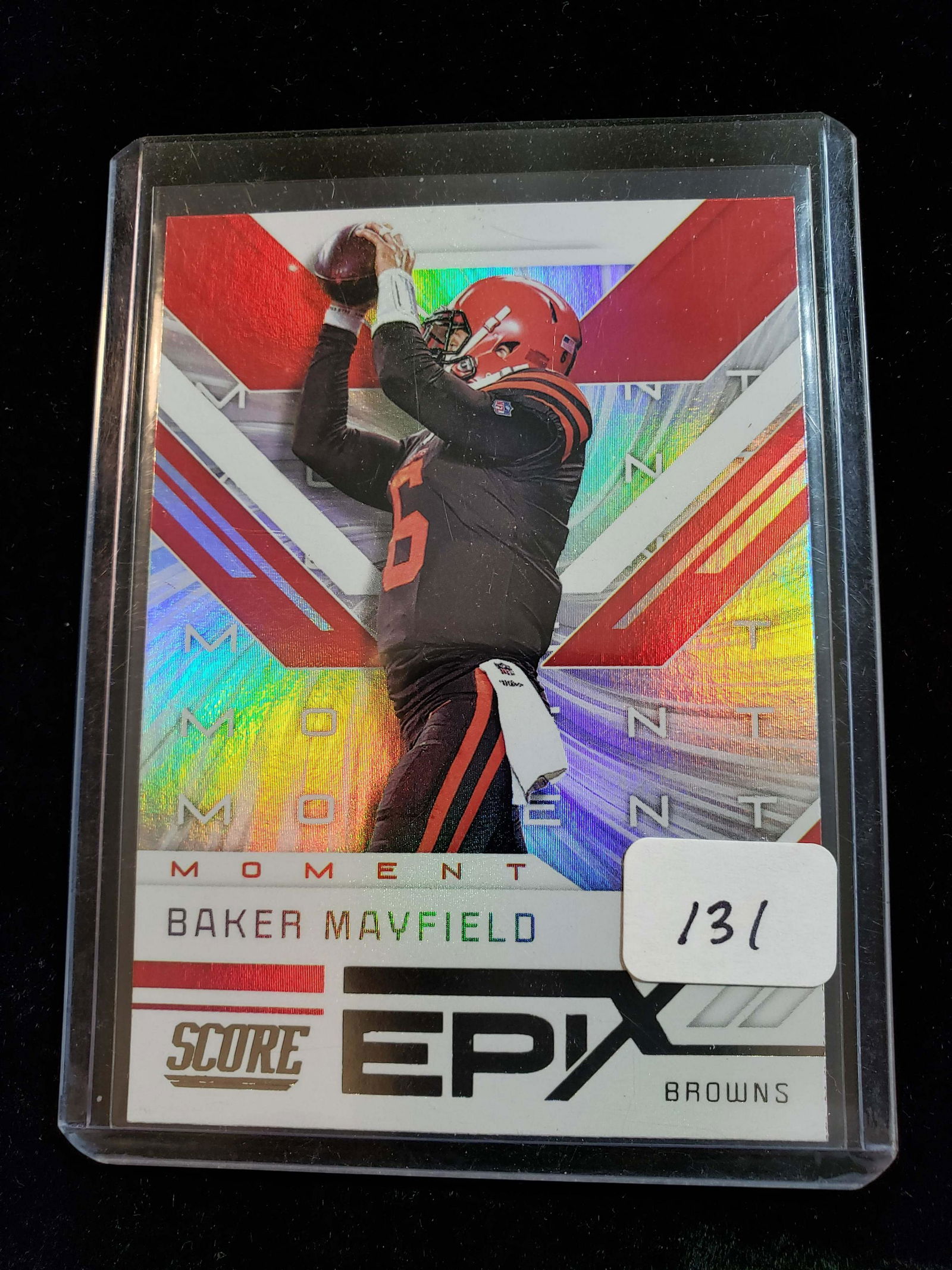 BAKER MAYFIELD CLEVELAND BROWNS INSERT CARD (1 of 1)