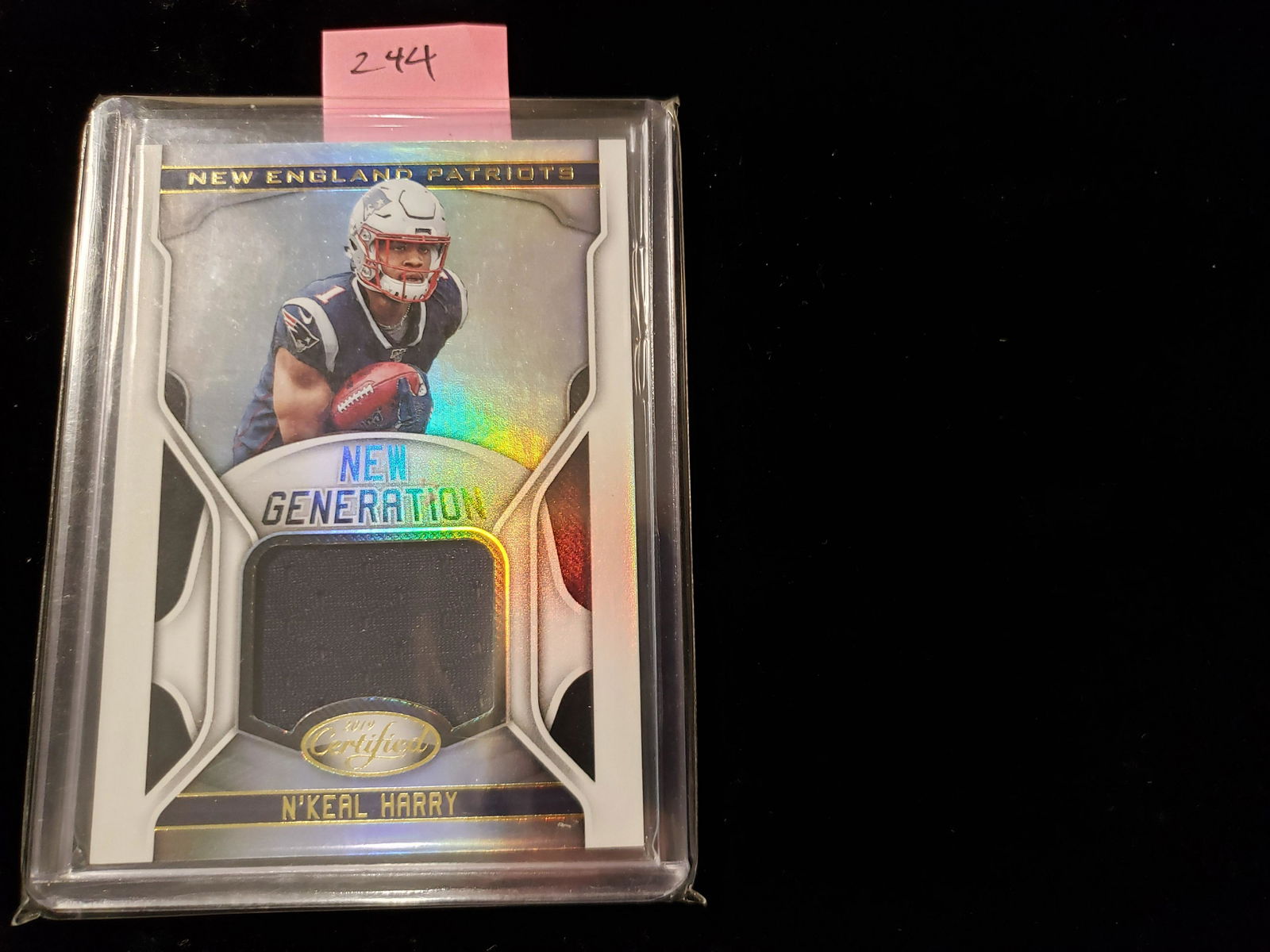 2019 CERTIFIED NEW GENERATION MEMORABILIA CARD (1 of 1)