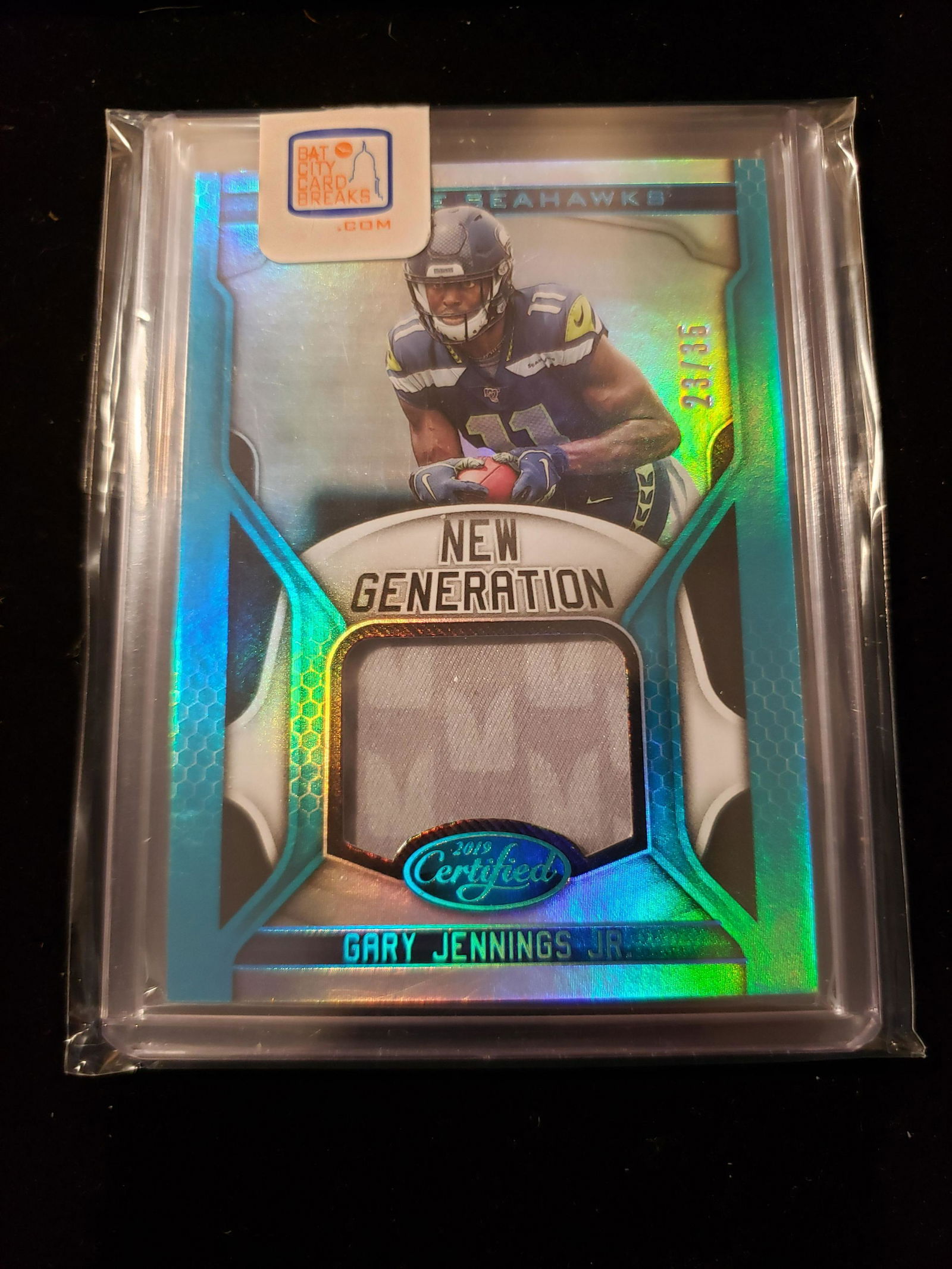 2019 CERTIFIED NEW GENERATION MEMORABILIA CARD (1 of 1)