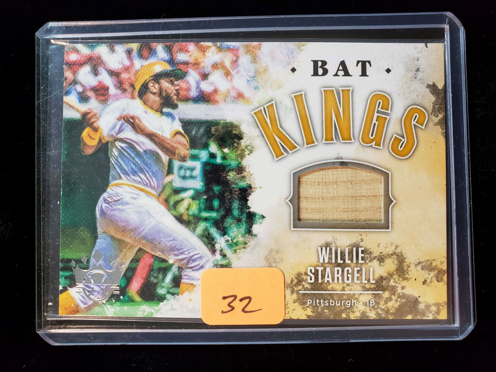 Baseball Hall of fame Bhatt relic: Willie STARGELL Pittsburgh Pirates authentic game used baseball bats relic