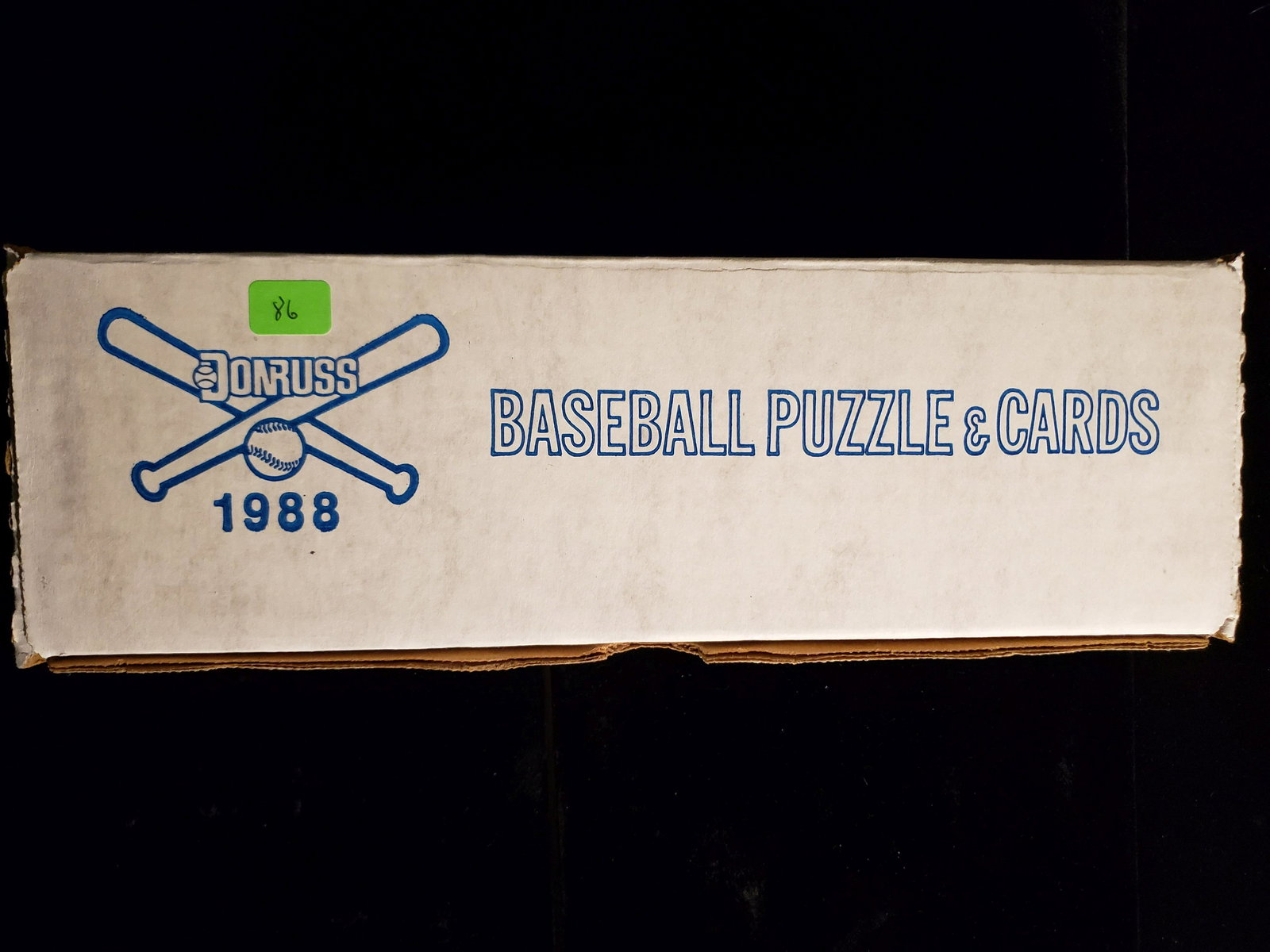 1988 DONRUSS BASEBALL COMPLETE FACTORY SET MINT: COMPLETE SET MINT WITH BOX ALL PACKS SEALED AND FACTORY FRESH KEY ROOKIE CARDS OF TOM GLAVINE, ROBERTO ALOMAR, MARK GRACE, MATT WILLIAMS