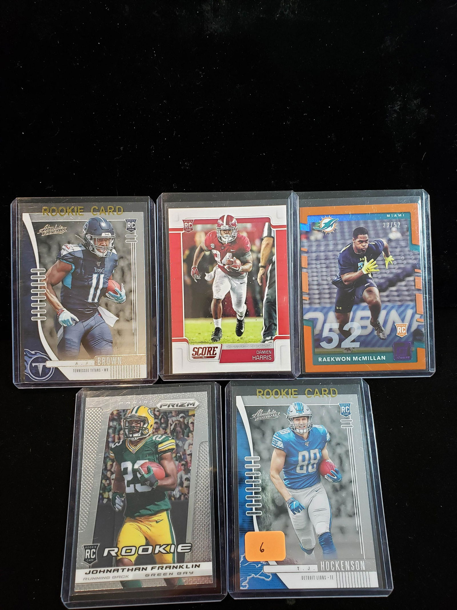 NFL FOOTBALL ROOKIE CARD COLLECTION (1 of 1)