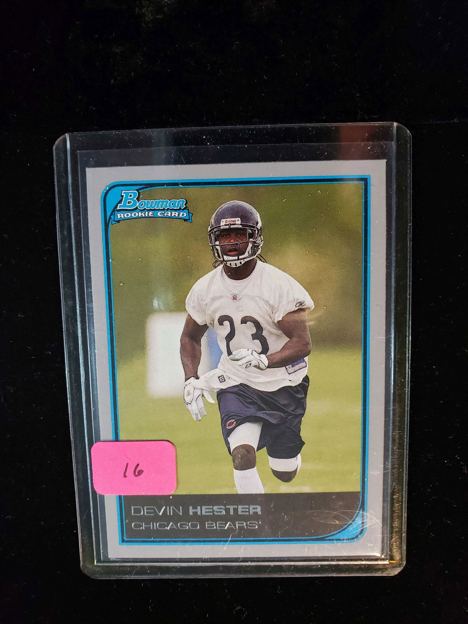 DEVIN HESTER CHICAGO BEARS ROOKIE CARD (1 of 1)