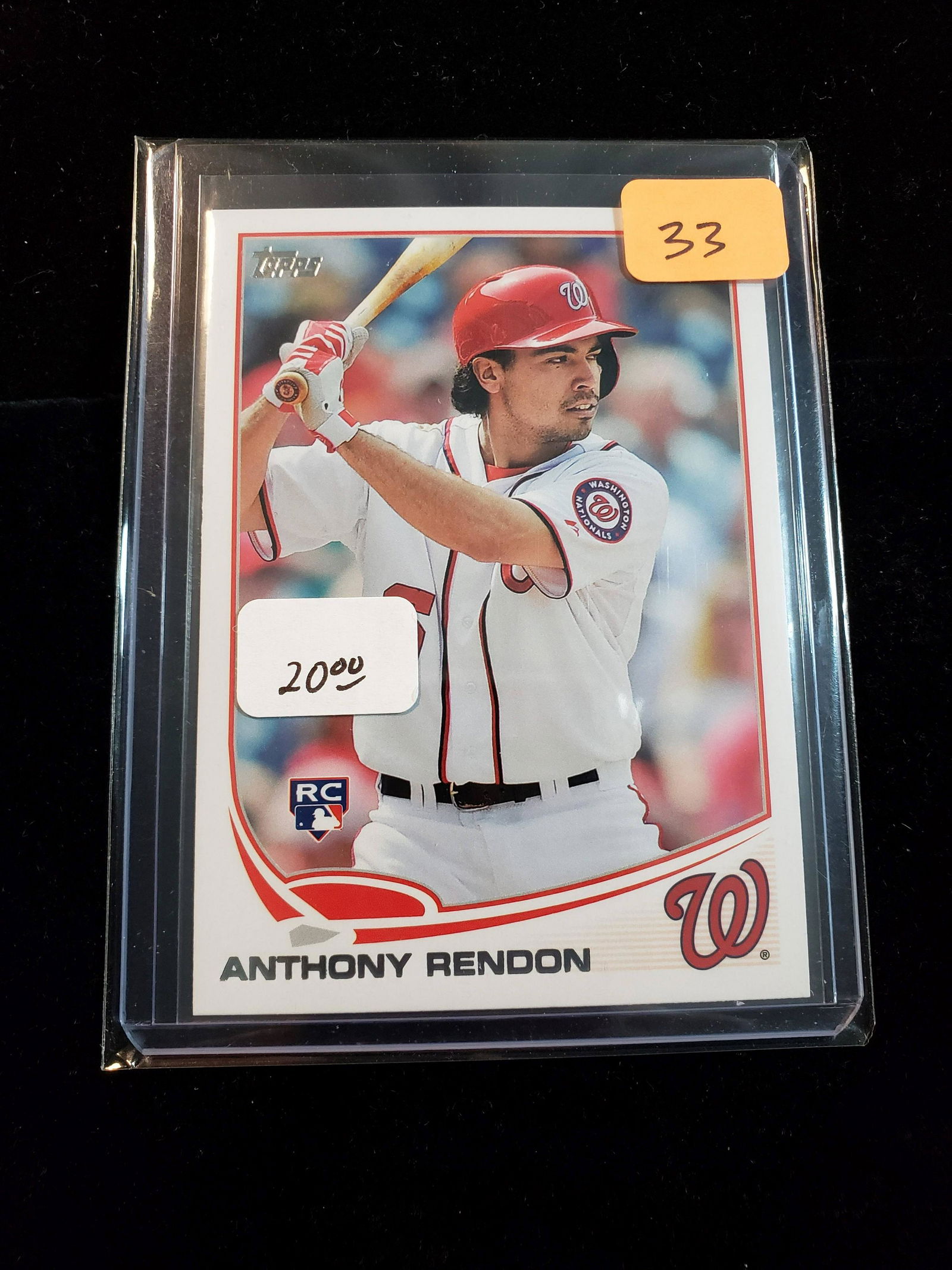 ANTHONY RENDON WASH. NATIONALS ROOKIE CARD: 2013 TOPPS BAEBALL ANTHONY RENDON ROOKIE CARD MINT THIS IS A BEAUTY