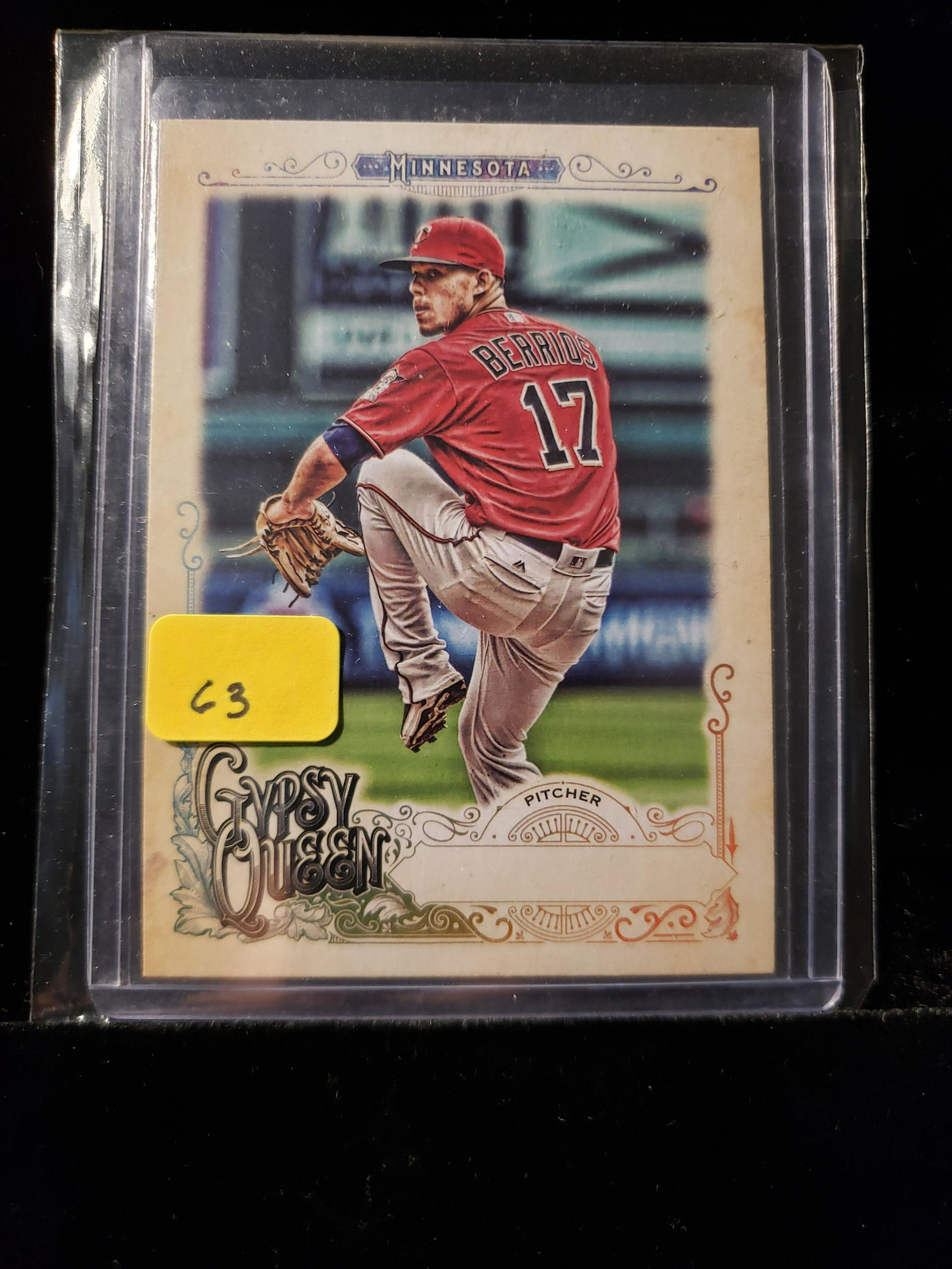 2017 Topps Gypsy Queen Baseball Cards: 2017 Topps Gypsy Queen Missing Nameplate VARIATION #147 Jose Berrios Minnesota Twins Card