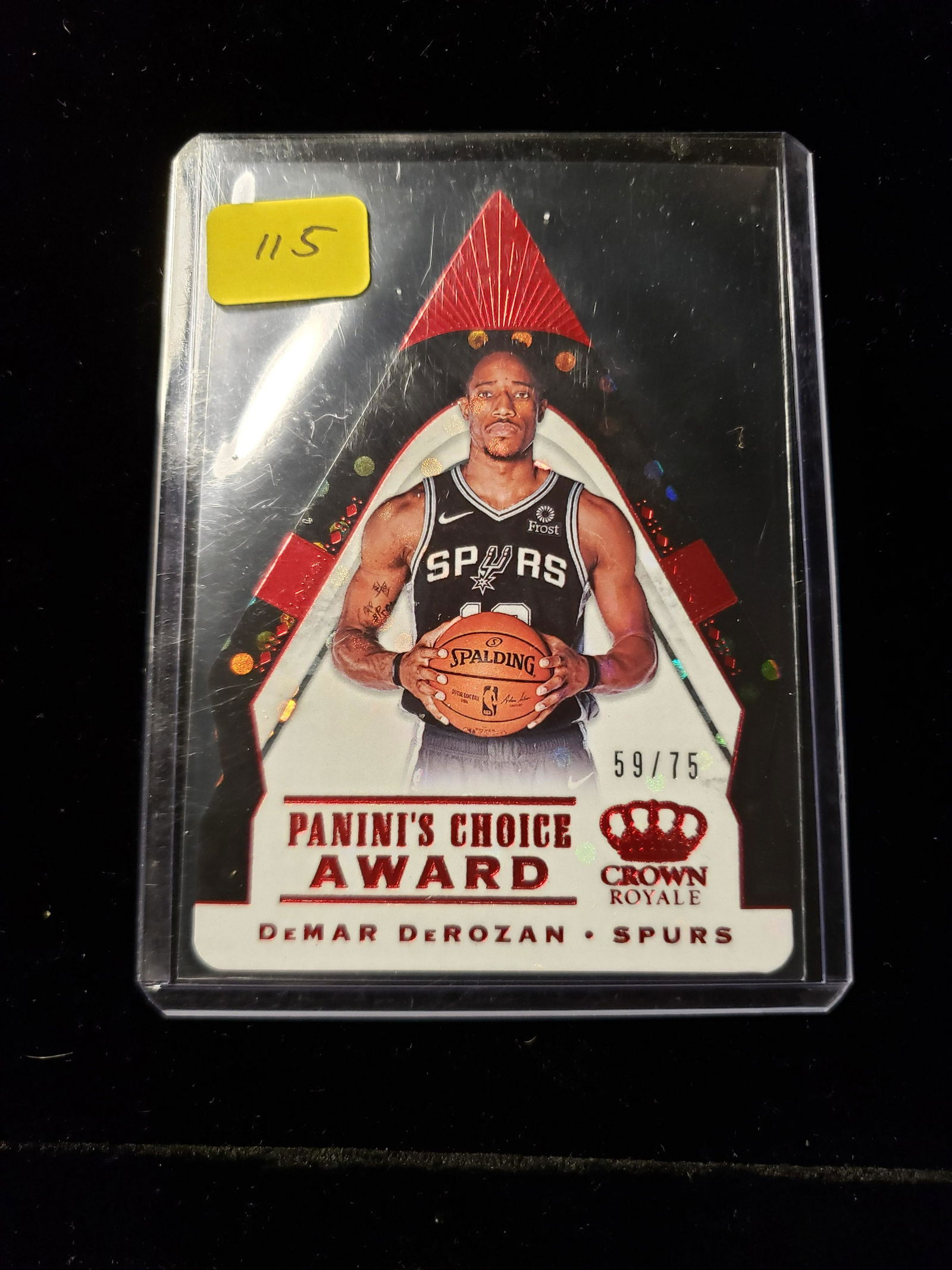 2018-19 Panini Prizm Choice AWARD DIE CUT (1 of 1)