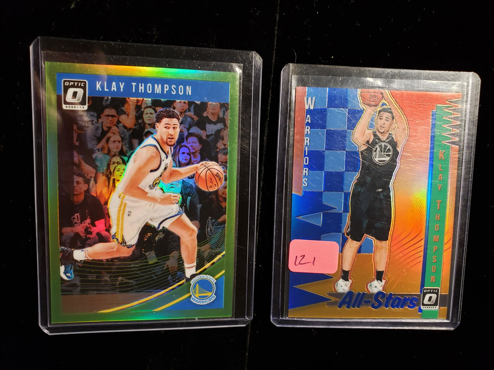 KLAY THOMPSON GOLDEN STATE WARRIORS CARDS (1 of 1)