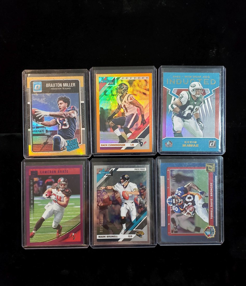 NFL FOOTBALL CARDS REFRACTORS & SERIAL NUMBERED (1 of 1)