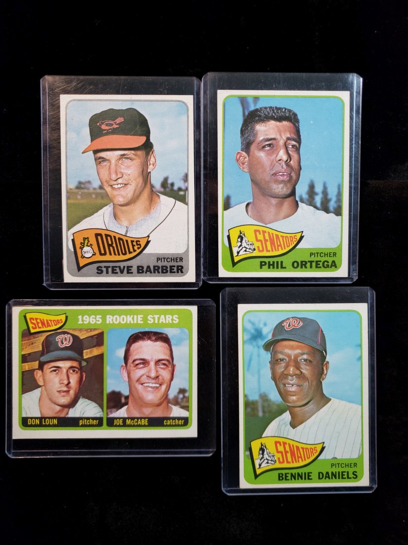 1965 TOPPS BASEBALL CARDS NRMT (1 of 2)
