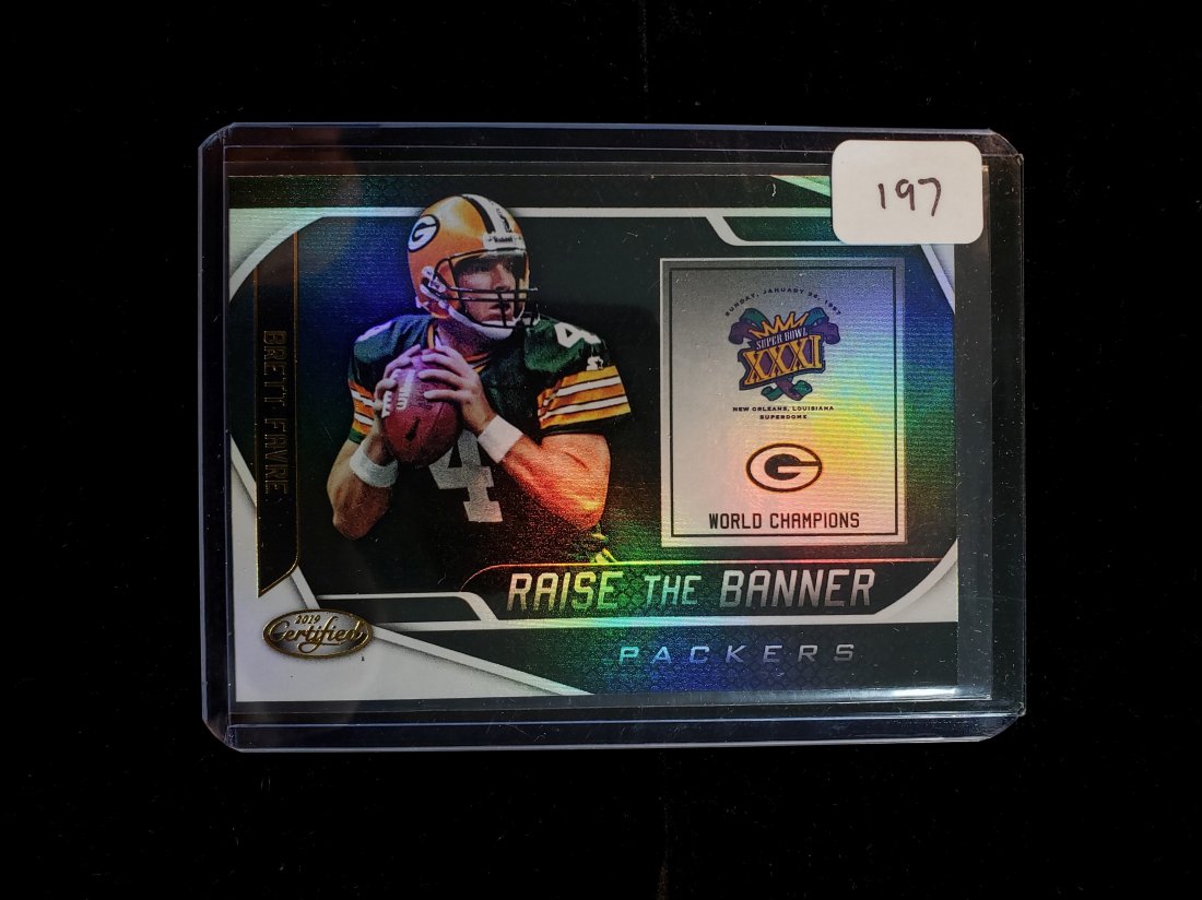 BRETT FAVRE G.B. PACKERS SUPERBOWL 31 INSERT (1 of 1)