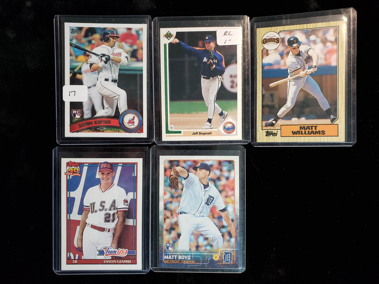 BASEBALL ROOKIE CARD LOT (1 of 1)