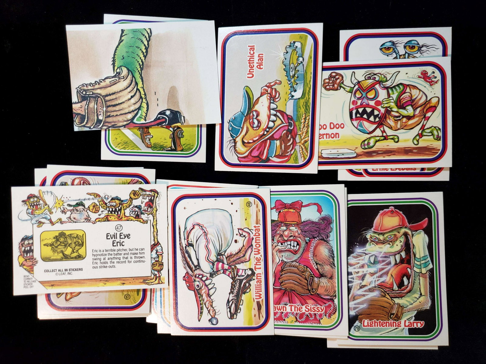 LEAF BRAND WACKY PACK STICKERS ALL INTACT (1 of 1)