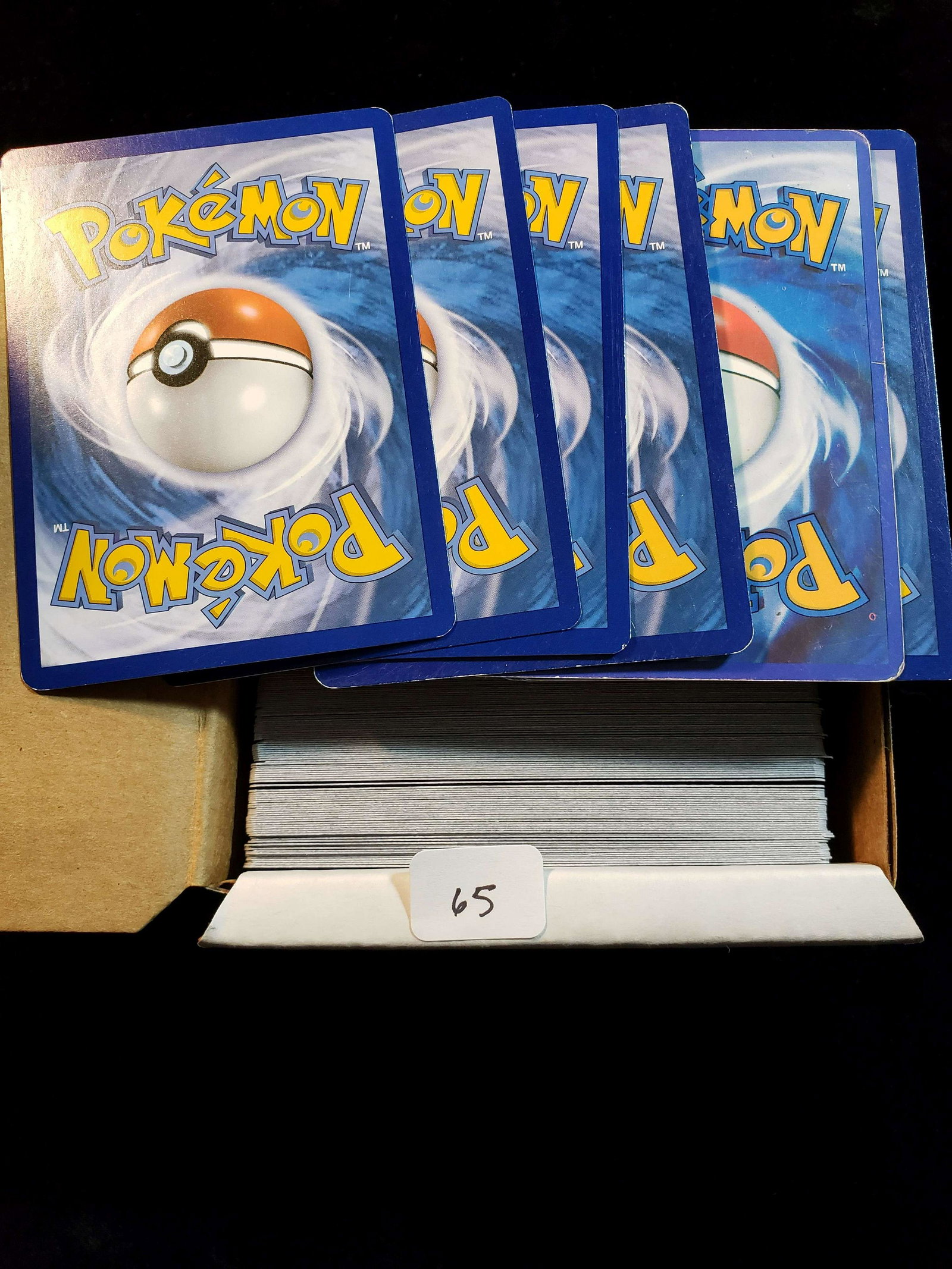 BOX FULL OF UNSEARCHED POKEMON CARDS (1 of 1)