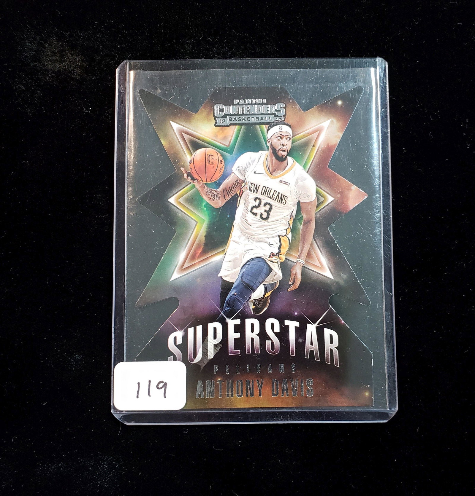 ANTHONY DAVIS PELICANS/LAKERS DIE CUT INSERT (1 of 1)