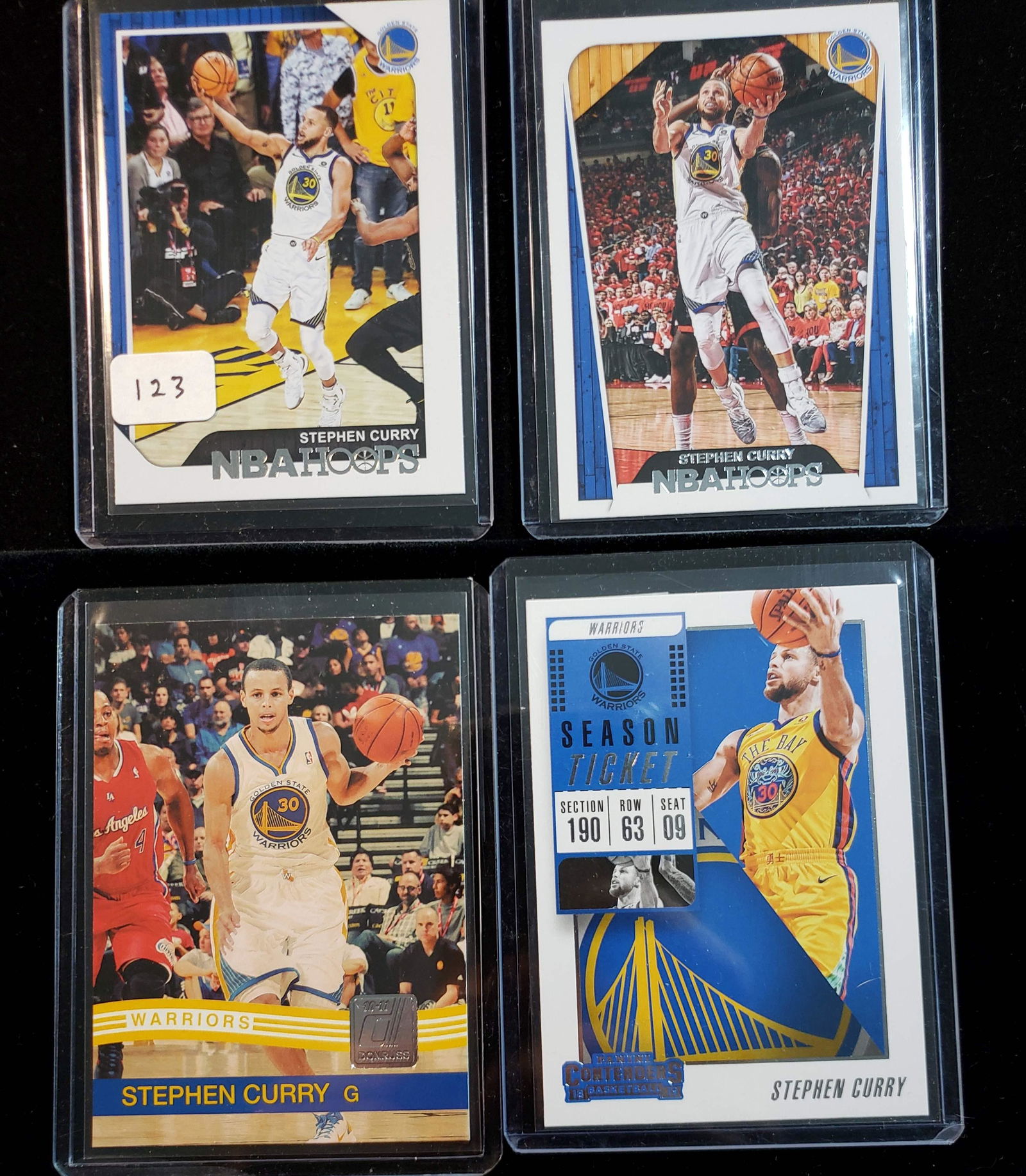 STEPHEN CURRY GOLDEN STATE WARRIORS CARDS (1 of 2)