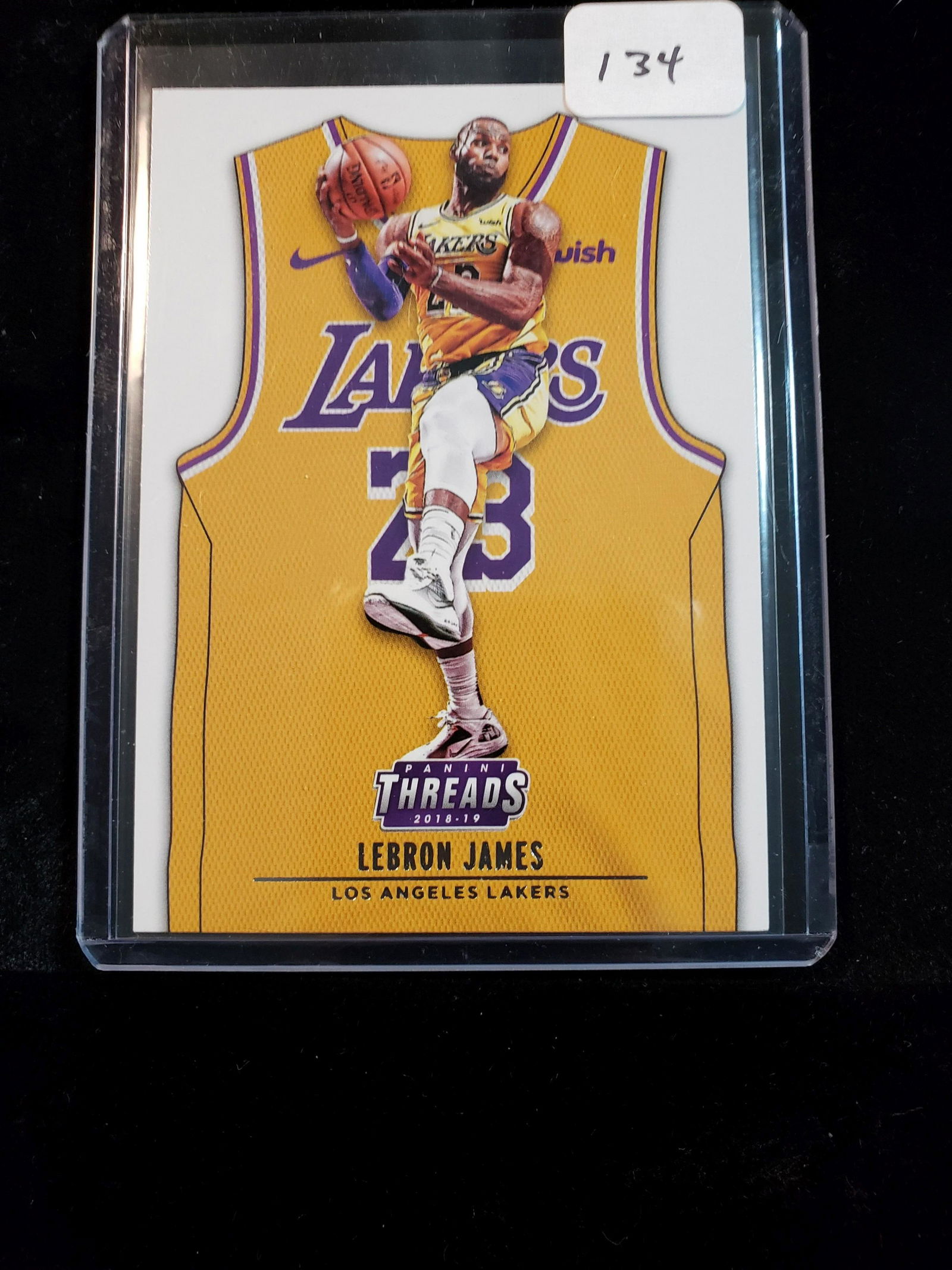 LEBRON JAMES LA LAKERS INSERT CARD (1 of 1)