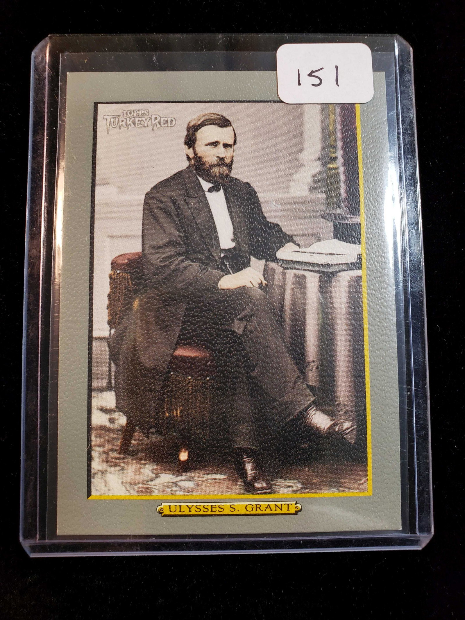 ULYSSES S. GRANT TOPPS TURKEY RED CARD (1 of 2)