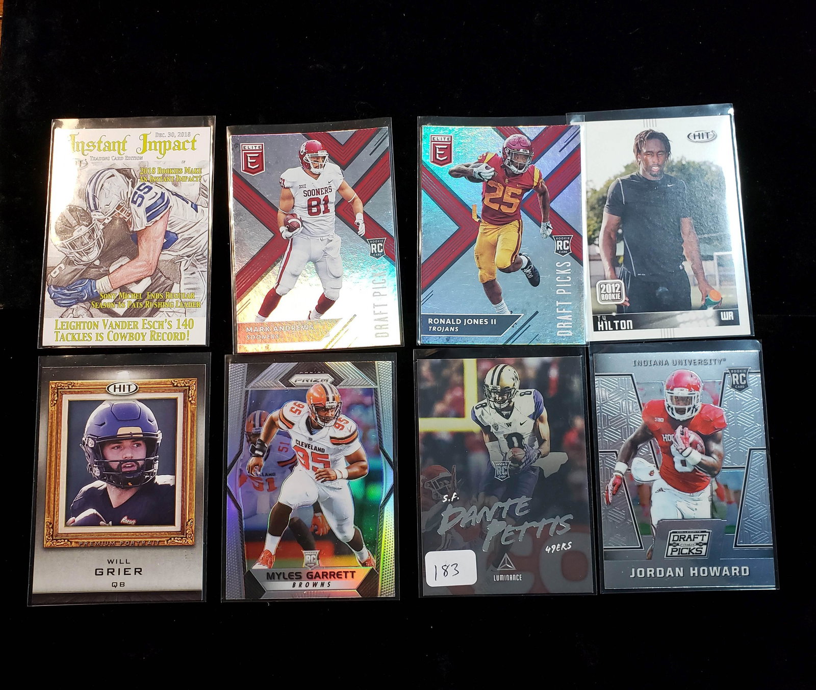 NFL FOOTBALL CARDS  (8) ALL ROOKIE CARDS (1 of 1)