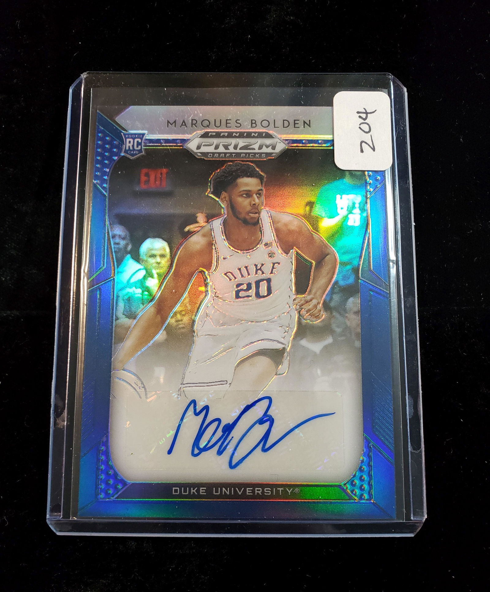 2019 PRIZM DRAFT PICKS BLUE PRIZM ROOKIE AUTO (1 of 1)