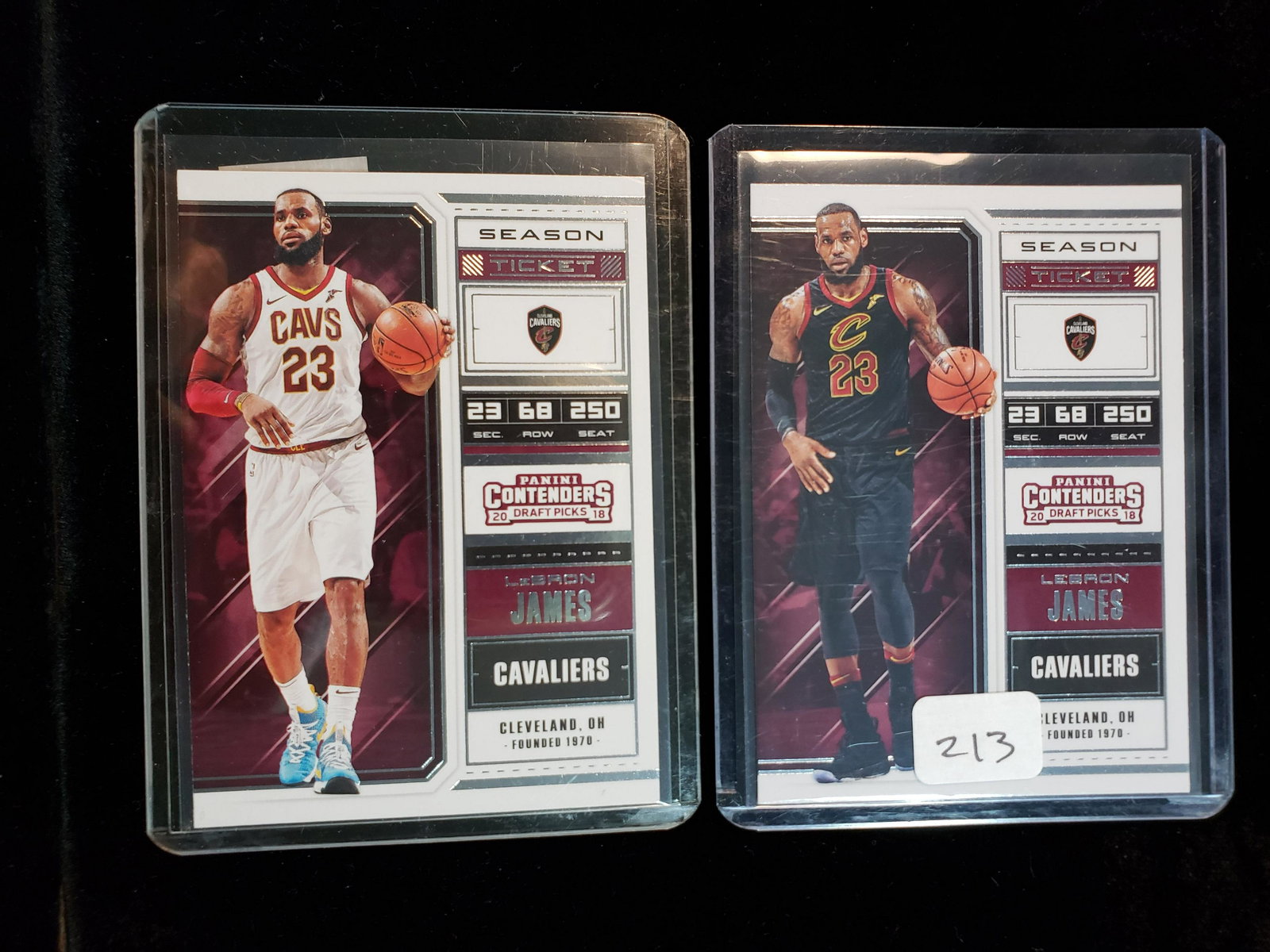 LEBRON JAMES CLEVELAND CAVS BASKETBALL CARDS (1 of 1)