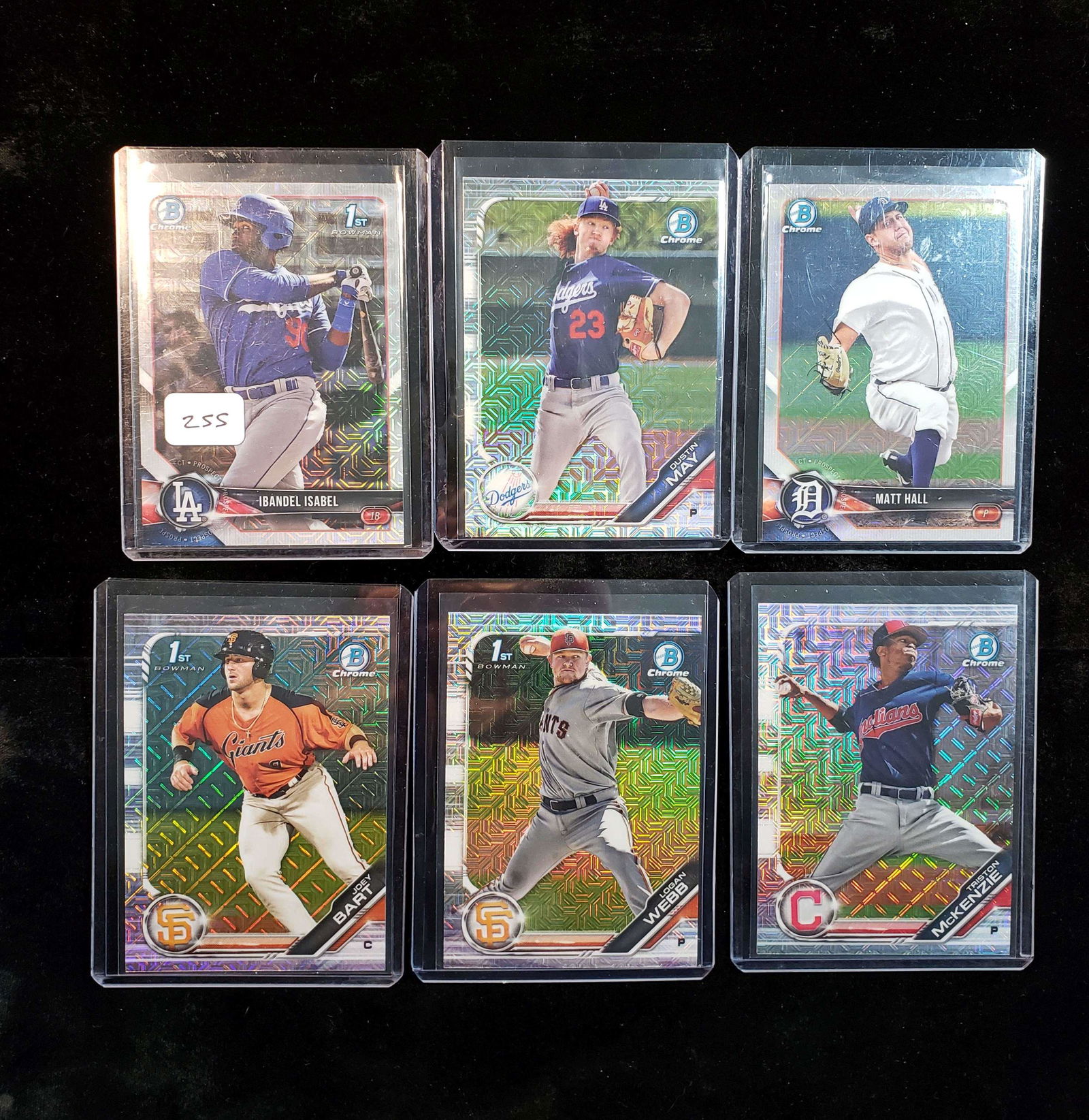 2019 BOWMAN CHROME MOJO REFRACTORS (1 of 1)